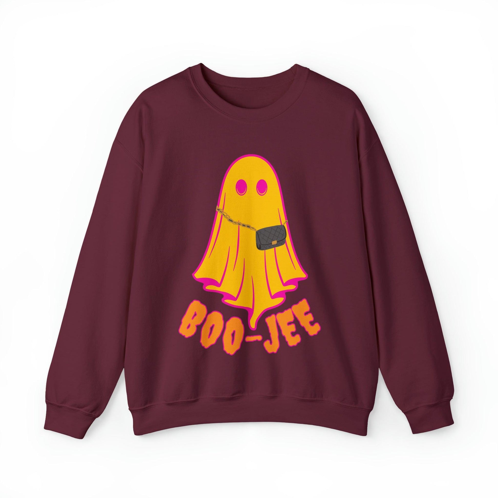 Boo-Jee Sweatshirt, Boo Halloween Sweatshirt, Spooky Ghost Sweatshirt, Boo Jee Shirt, Halloween Ghost Sweatshirt, Halloween Boo Shirt - Giftsmojo