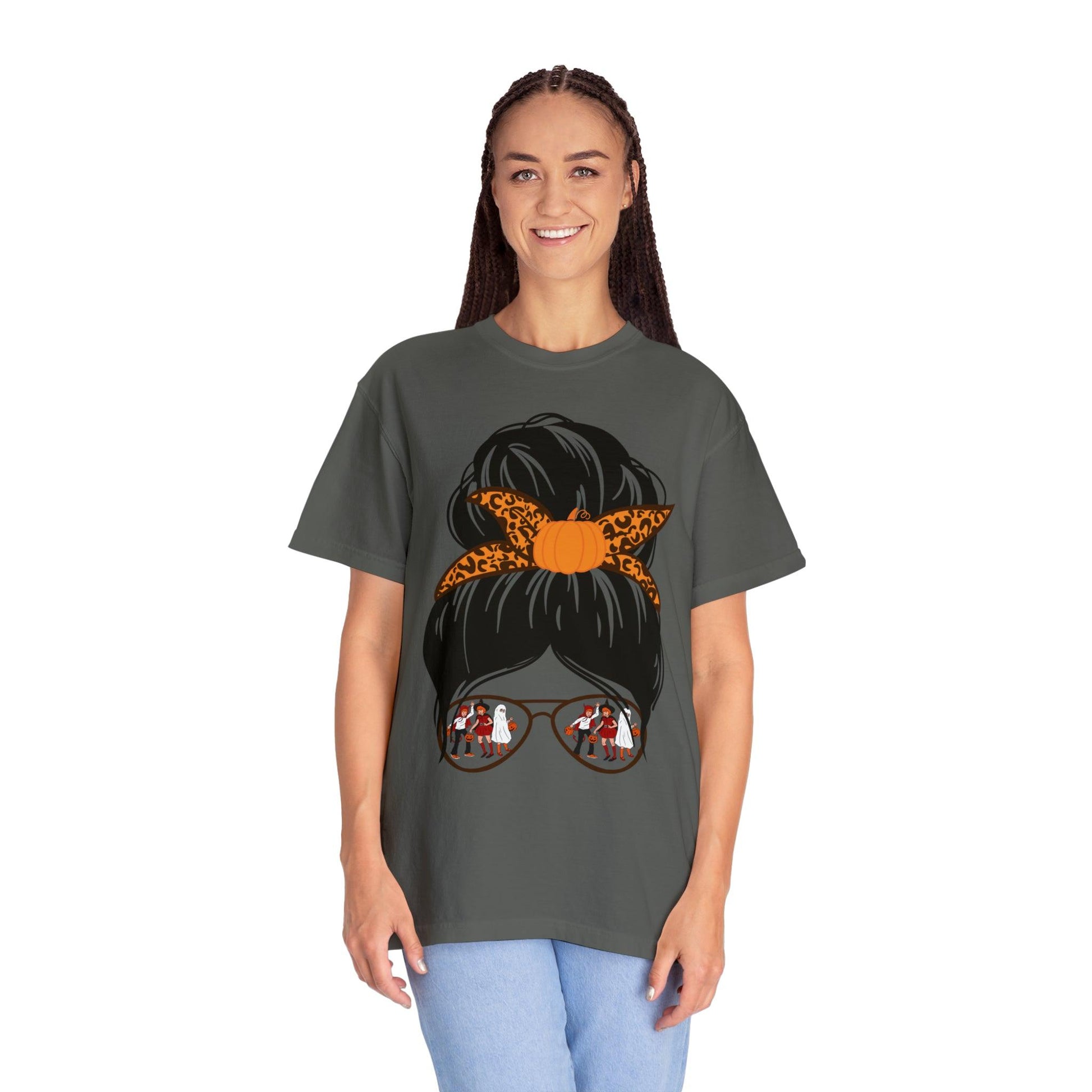 Leopard Print Retro Halloween Tshirt, Momster Shirt, Vintage Shirt Halloween Shirt - Giftsmojo