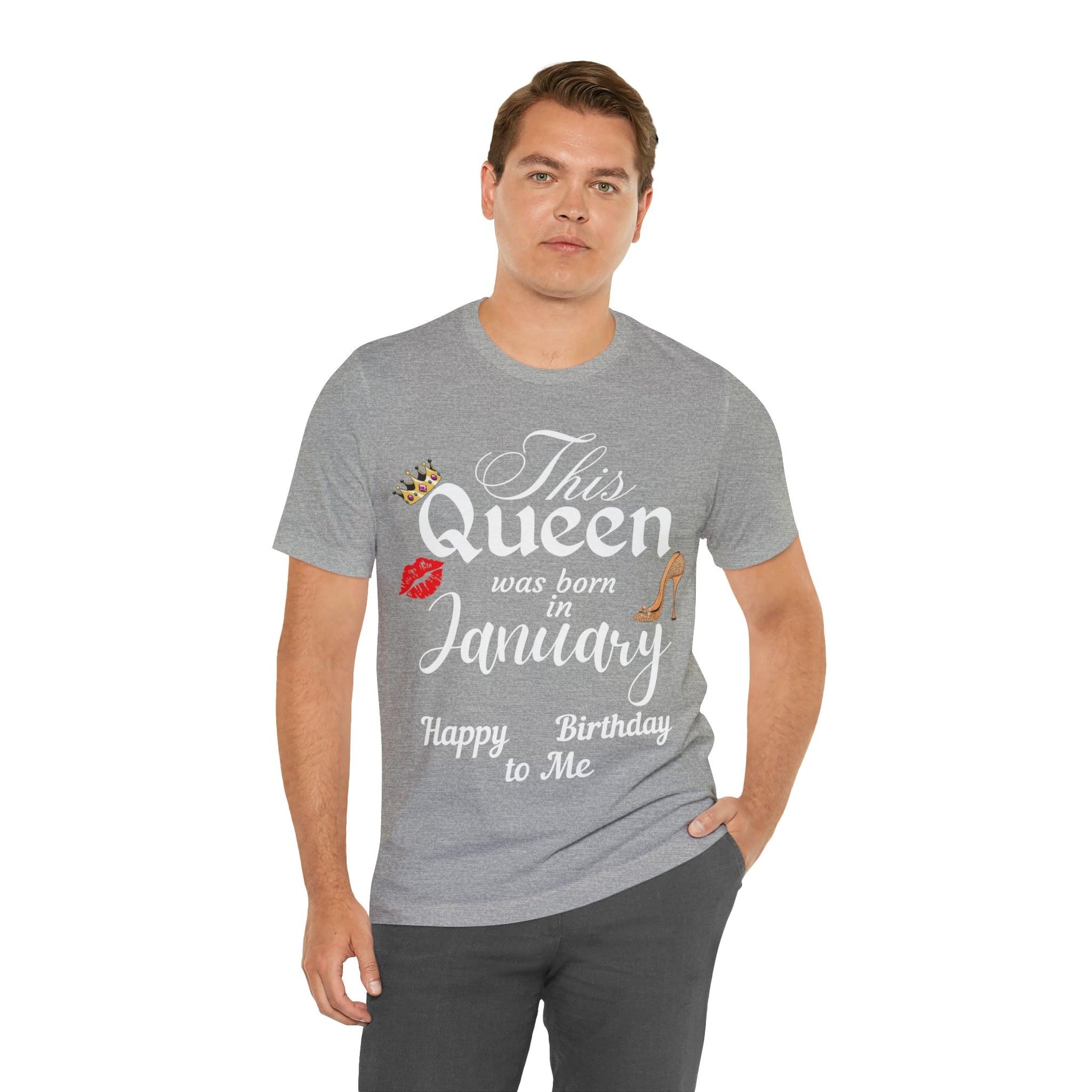 Birthday Queen Shirt, Gift for Birthday, This Queen was born in January Shirt, Funny Queen Shirt, Funny Birthday Shirt, Birthday Gift - Giftsmojo