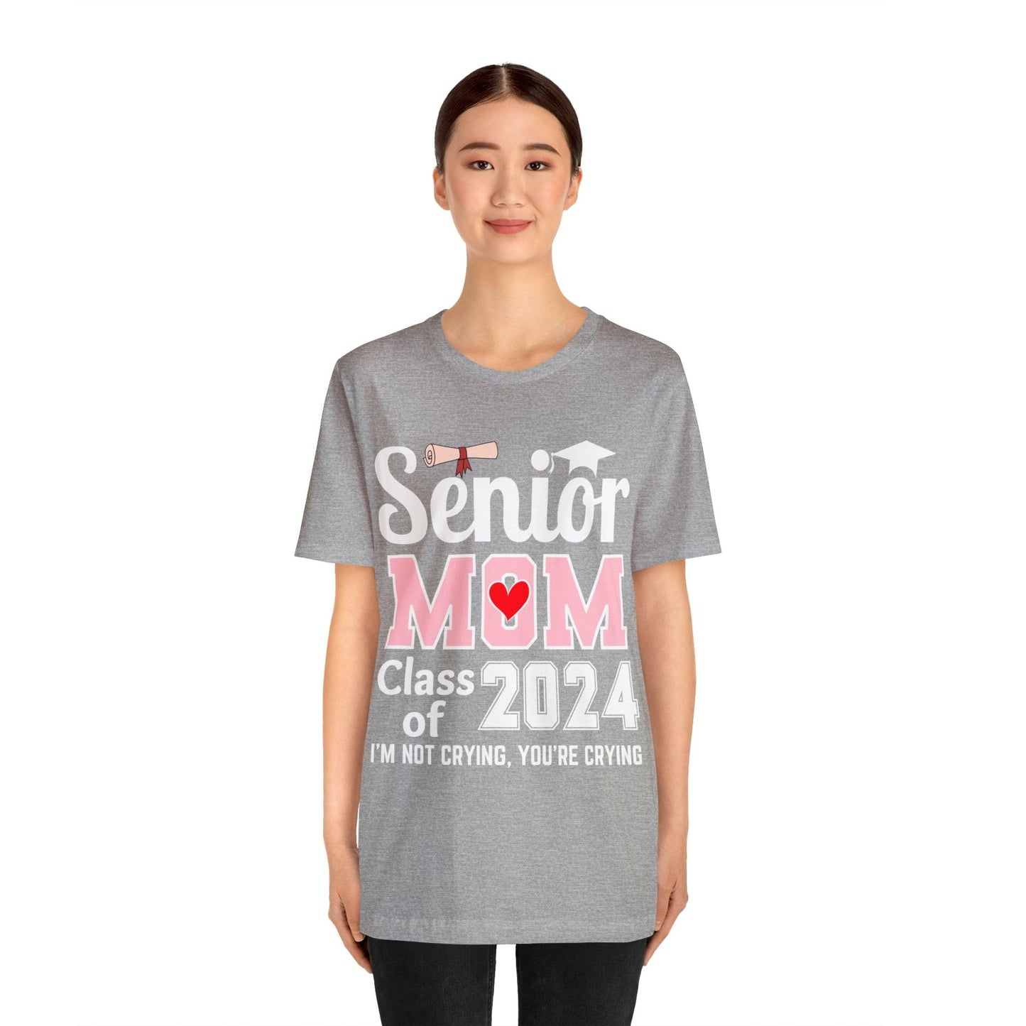 Proud Senior Mom Class of 2024 T-Shirt, Proud Senior Mom Shirt, Gift for Graduate, Graduation 2024 Family Shirt 2024 Senior Mom - Giftsmojo