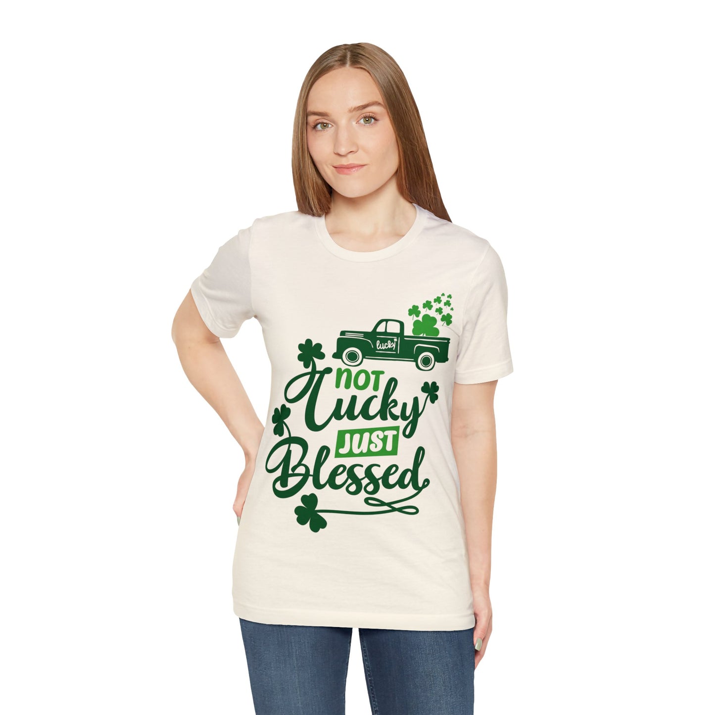 Not Lucky Just Blessed St Patrick's Day shirt Feeling Lucky Shirt Clover Shirt