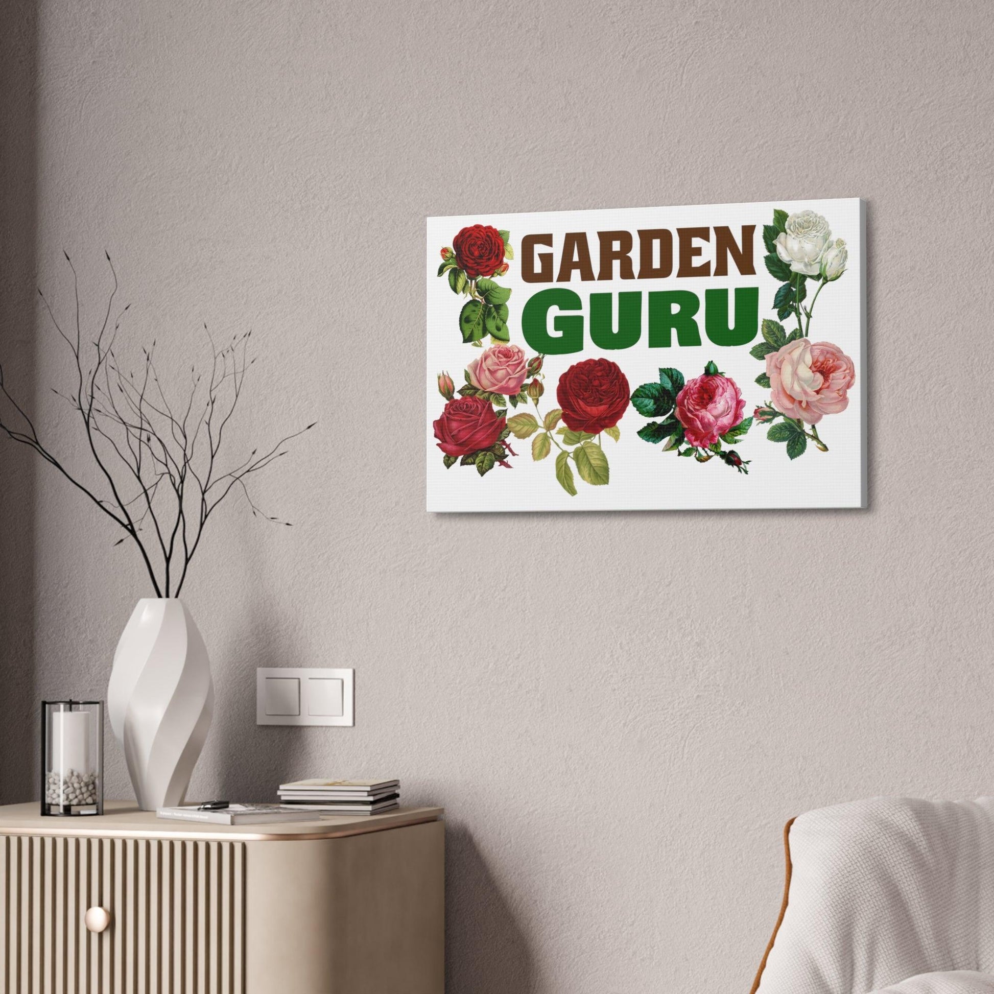 Garden Guru Garden Guru wall art - gift for garden lovers - plant lover gift nature lovers flower wall art - Giftsmojo