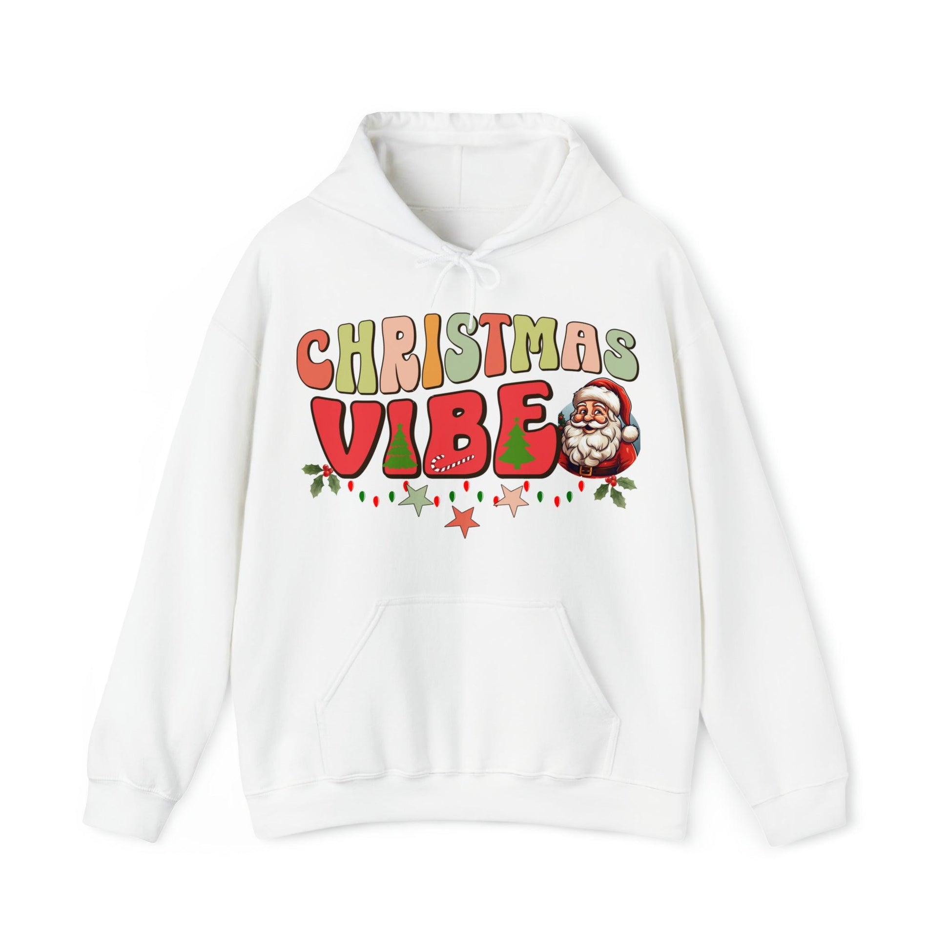 Cute Christmas Vibe Hooded Sweatshirt