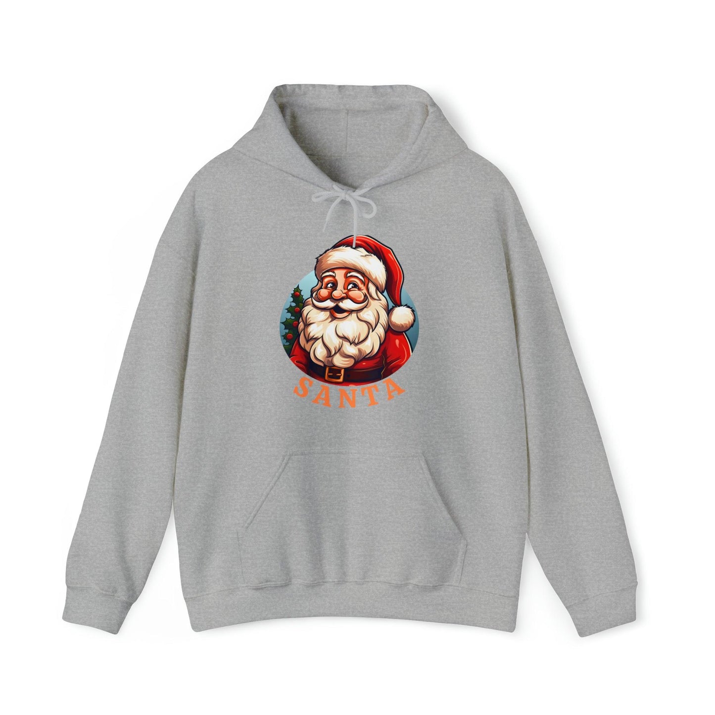 Santa Hooded Sweatshirt Santa Hooded Sweatshirt Christmas Sweater Pullover Christmas Pullover Santa Claus Shirt - Giftsmojo