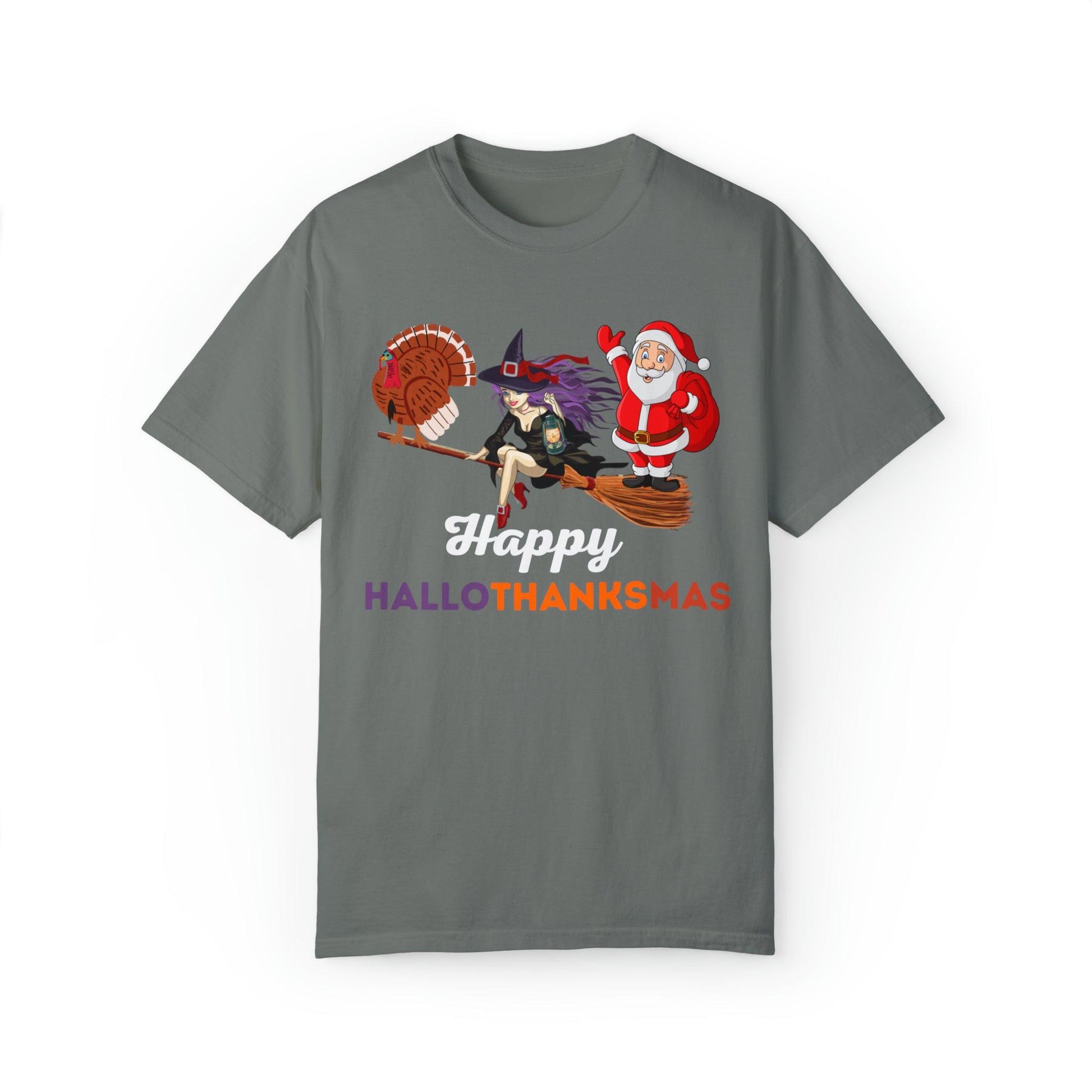 Happy HALLOTHANKSMAS Gift for Fall Halloween Thanksgiving Christmas Gift - Giftsmojo