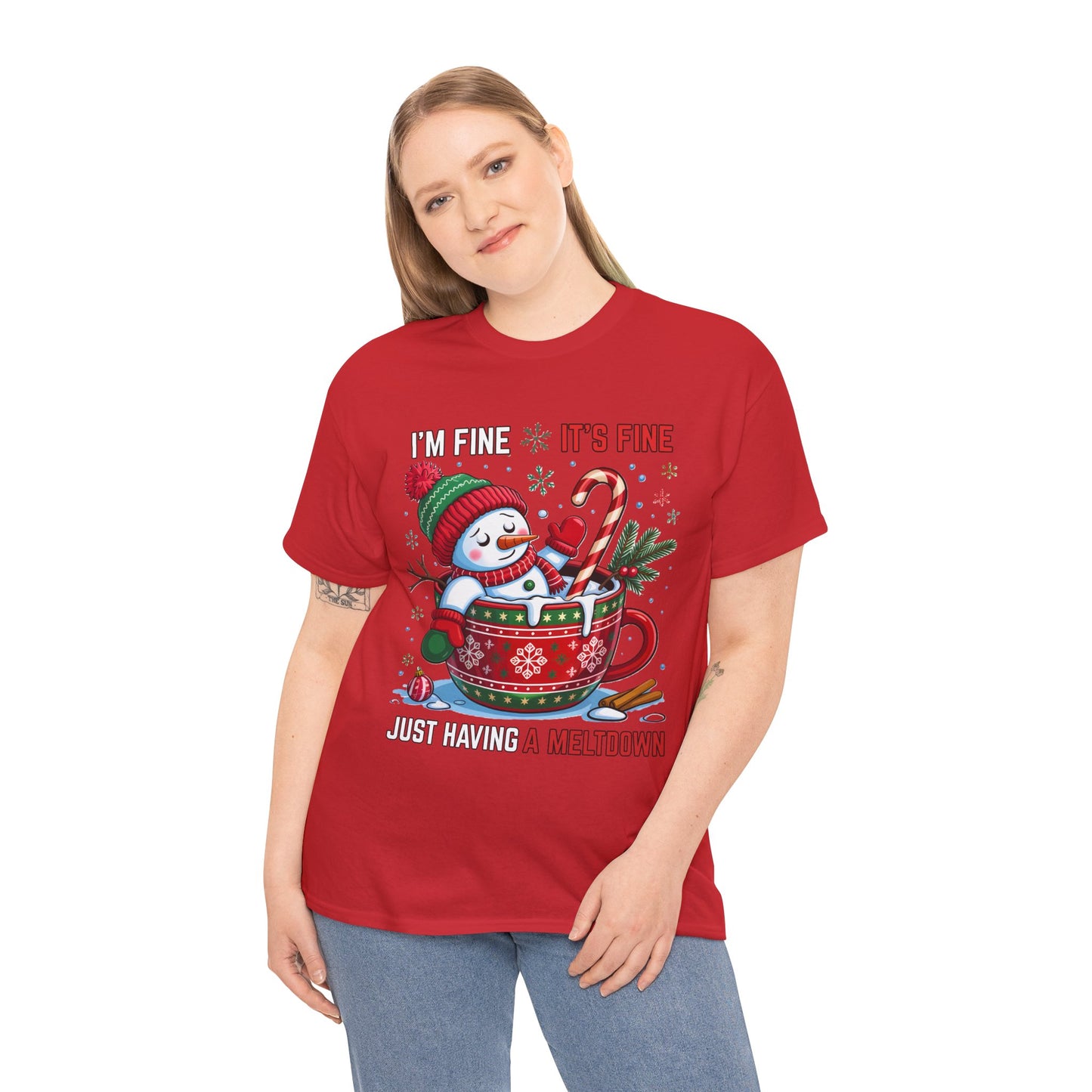 Snowman Meltdown Tee
