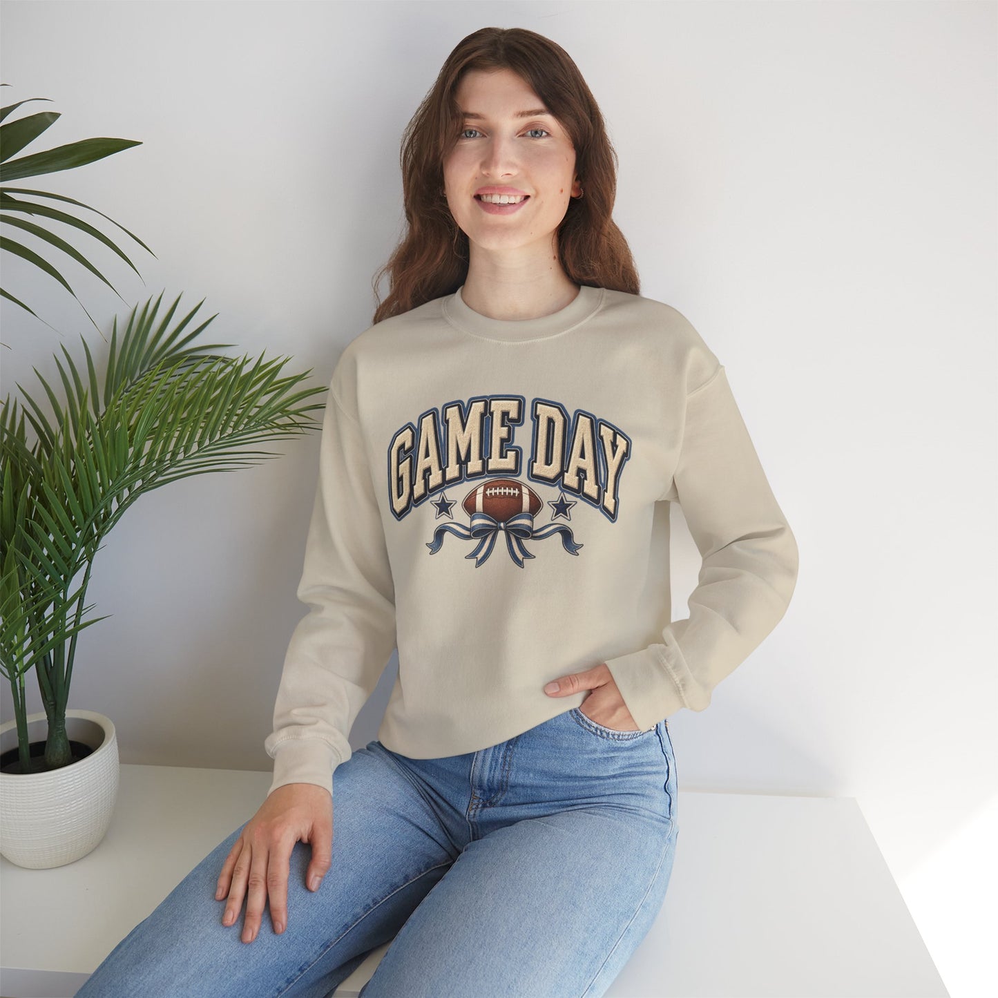 Game Day Football Crewneck Sweatshirt