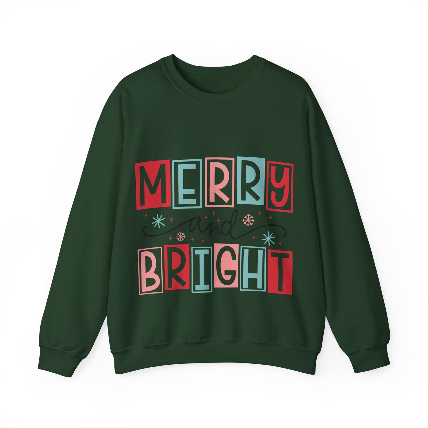 Merry and Bright Sweatshirt Christmas Sweatshirt