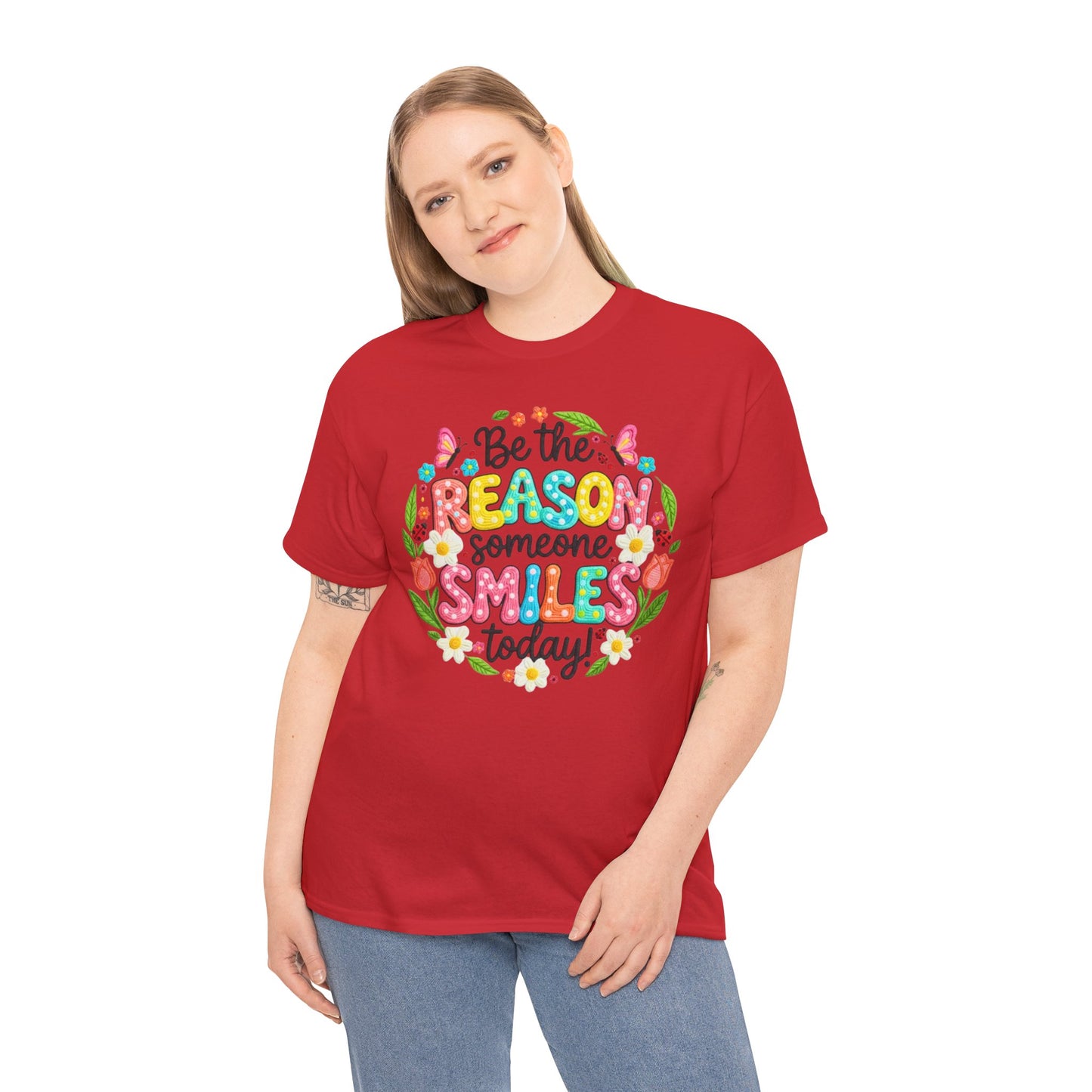 Be the Reason Someone Smiles Today Shirt | Kindness Tee - Giftsmojo
