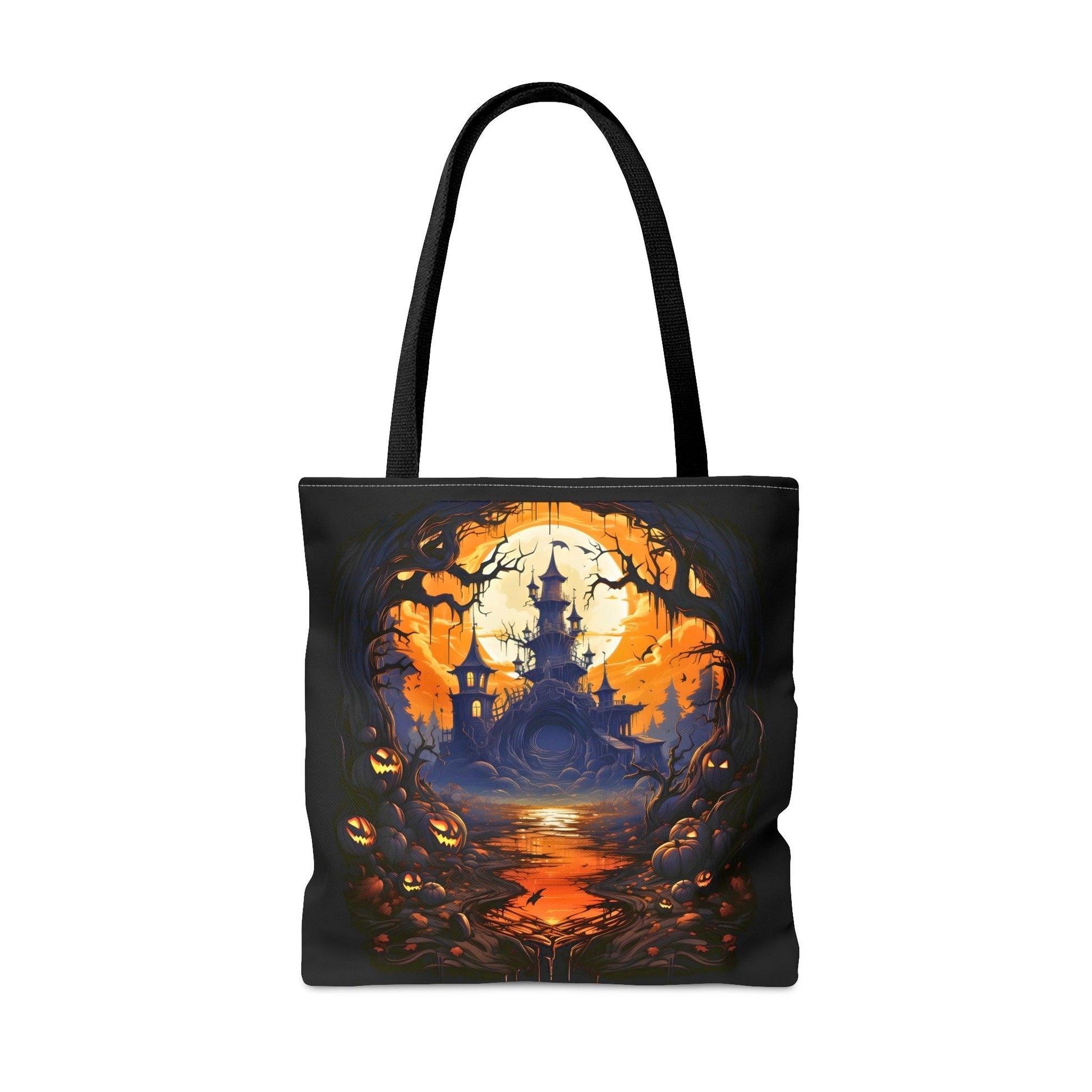 Happy Halloween Bag Trick or Treat Bag Love Fall Pumpkin Tote Bag Cute Market Bag - Aesthetic Bag, Fall Tote Bag, Mom Bag Canvas Bag - Giftsmojo