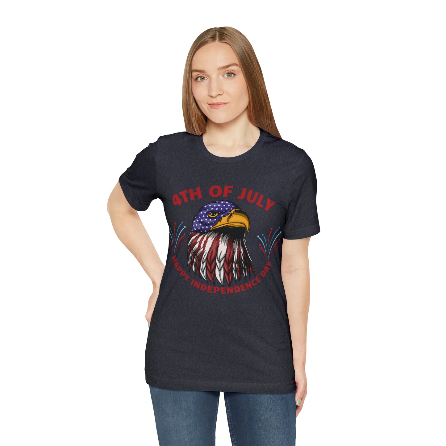 4th of July shirt, Happy Independence Day shirt, Casual Top Tee