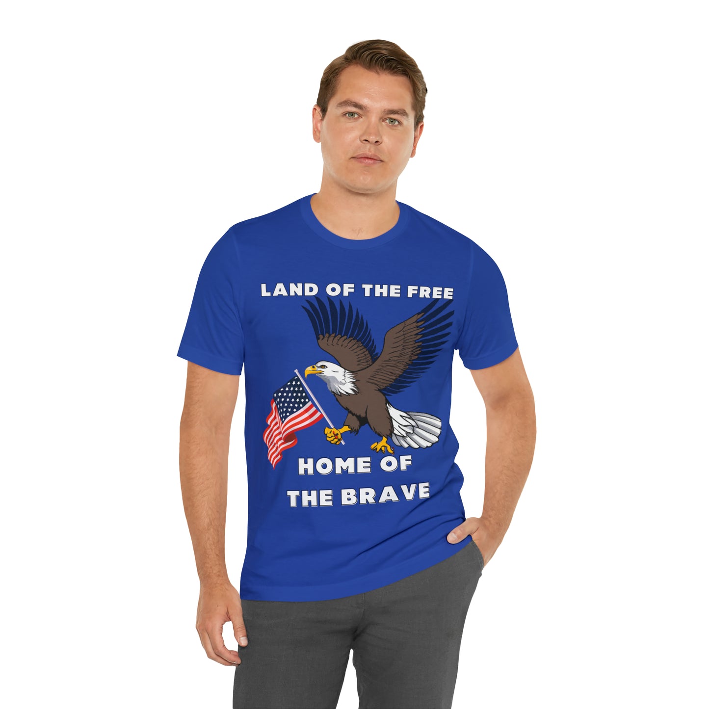 Celebrate Independence Day with Patriotic Shirts: Land of the free, Home of the Brave Shirt for Women and Men