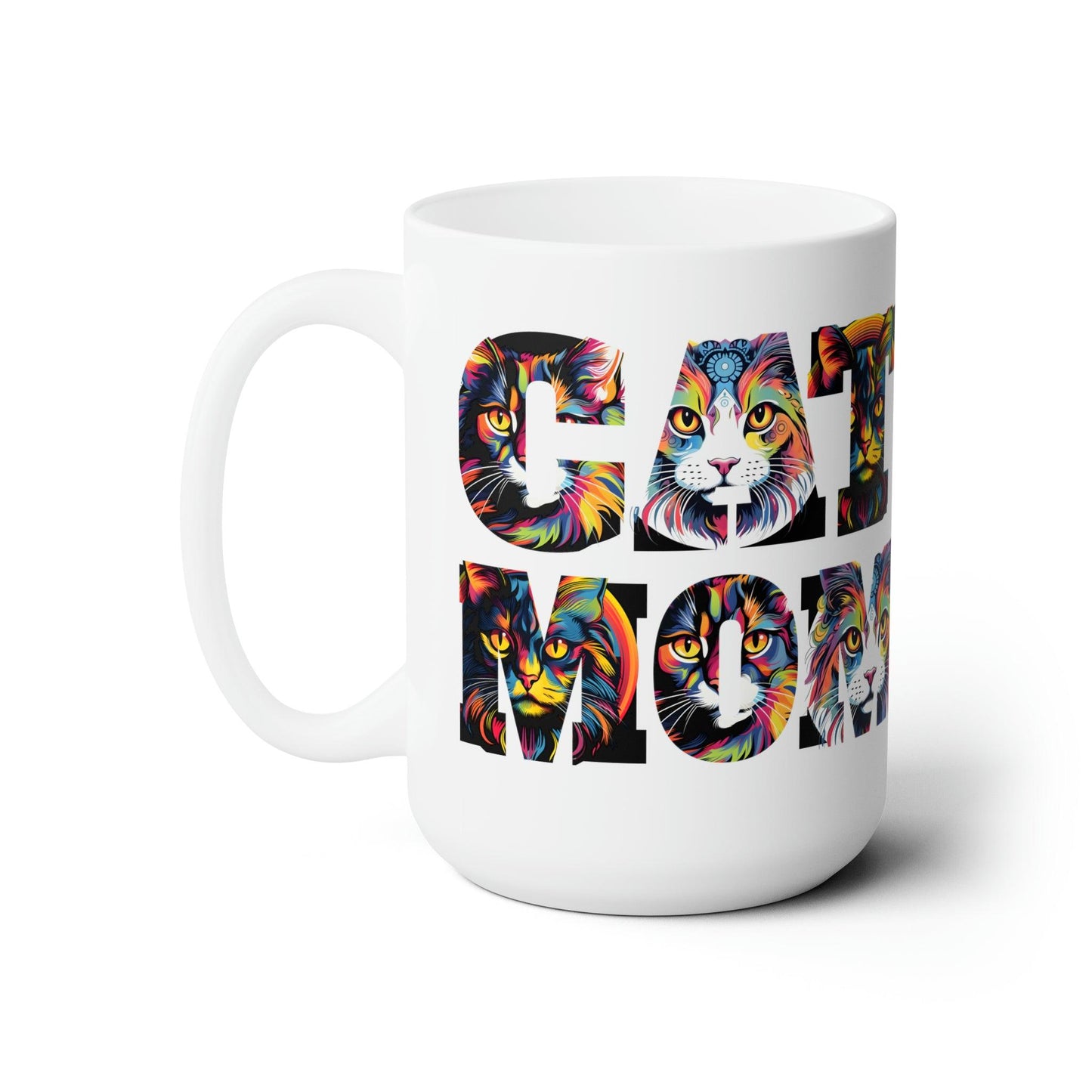 Cat Mom Mug Funny Coffee Mug Novelty Mug Mother's Day Mug Daughter Gift Formom - Cat Mom Coffee Mug Cat Lover Christmas Cat Lover Birthday,