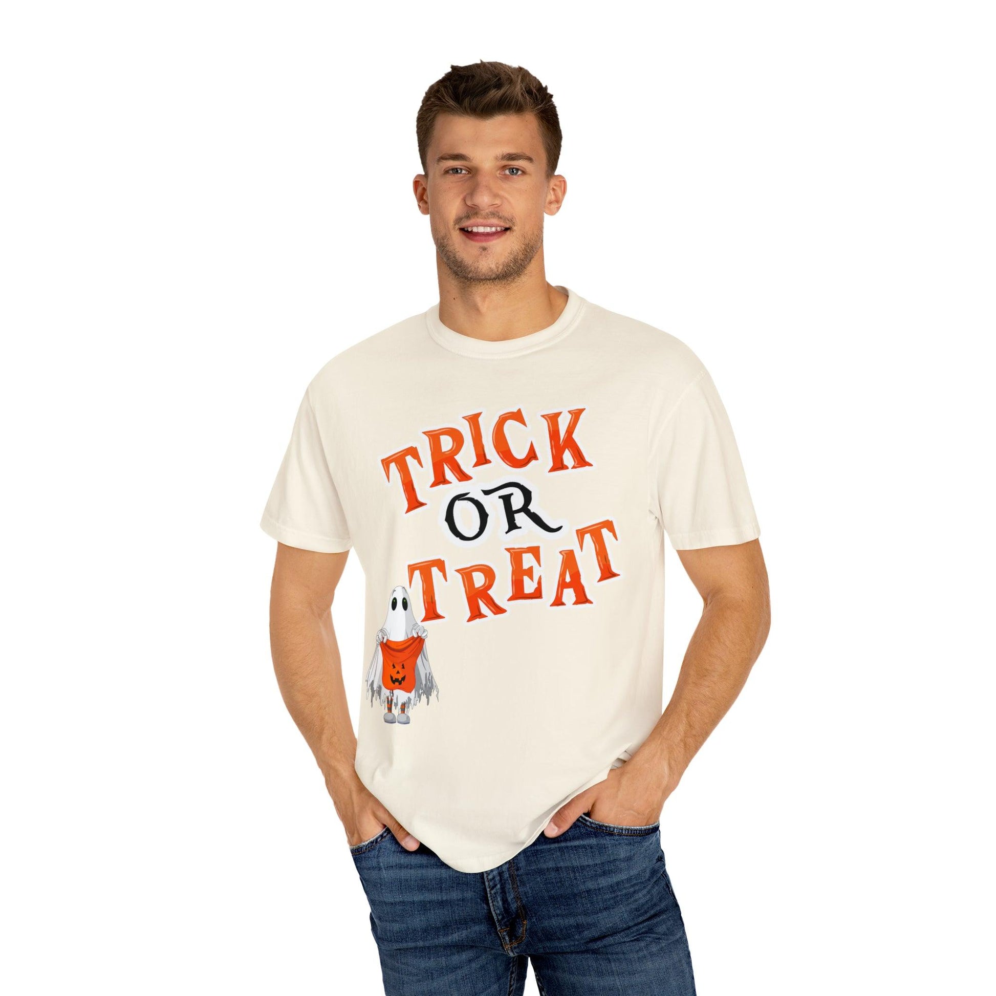 Embrace Halloween Cuteness with Our Cute Trick or Treat Shirt for Women and Men - Limited Edition - Giftsmojo