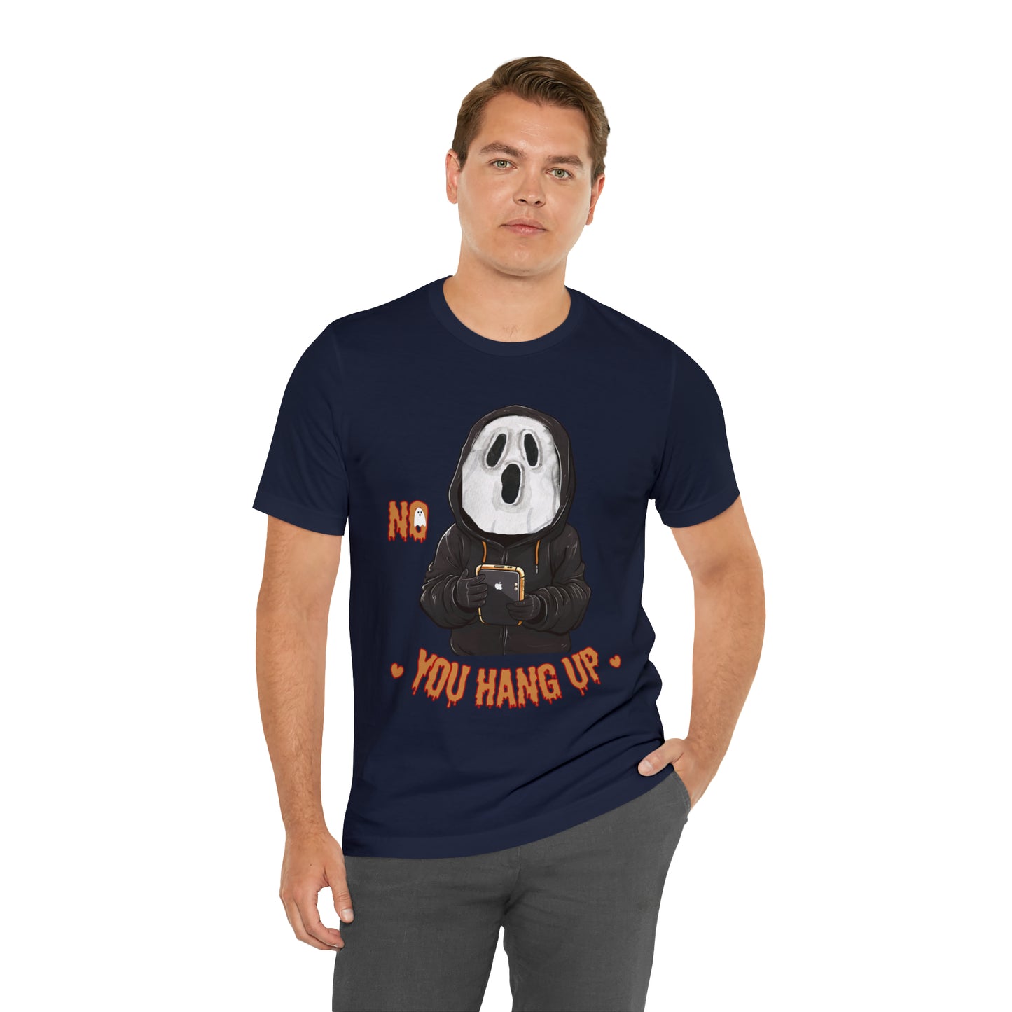 Elevate Your Halloween Style with the Playful 'No You Hang Up' Shirt Spooky shirt