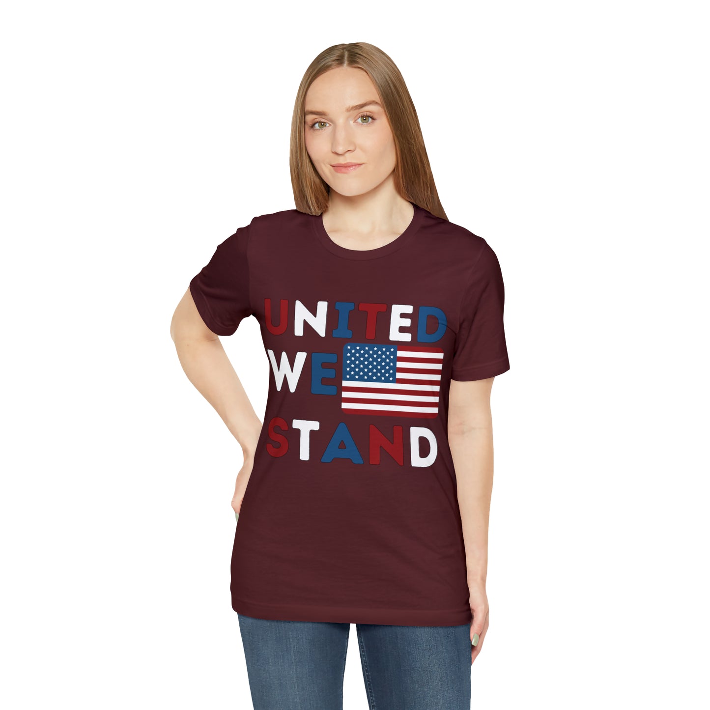 United We Stand shirt, USA Flag shirt, 4th of July shirt, Independence Day