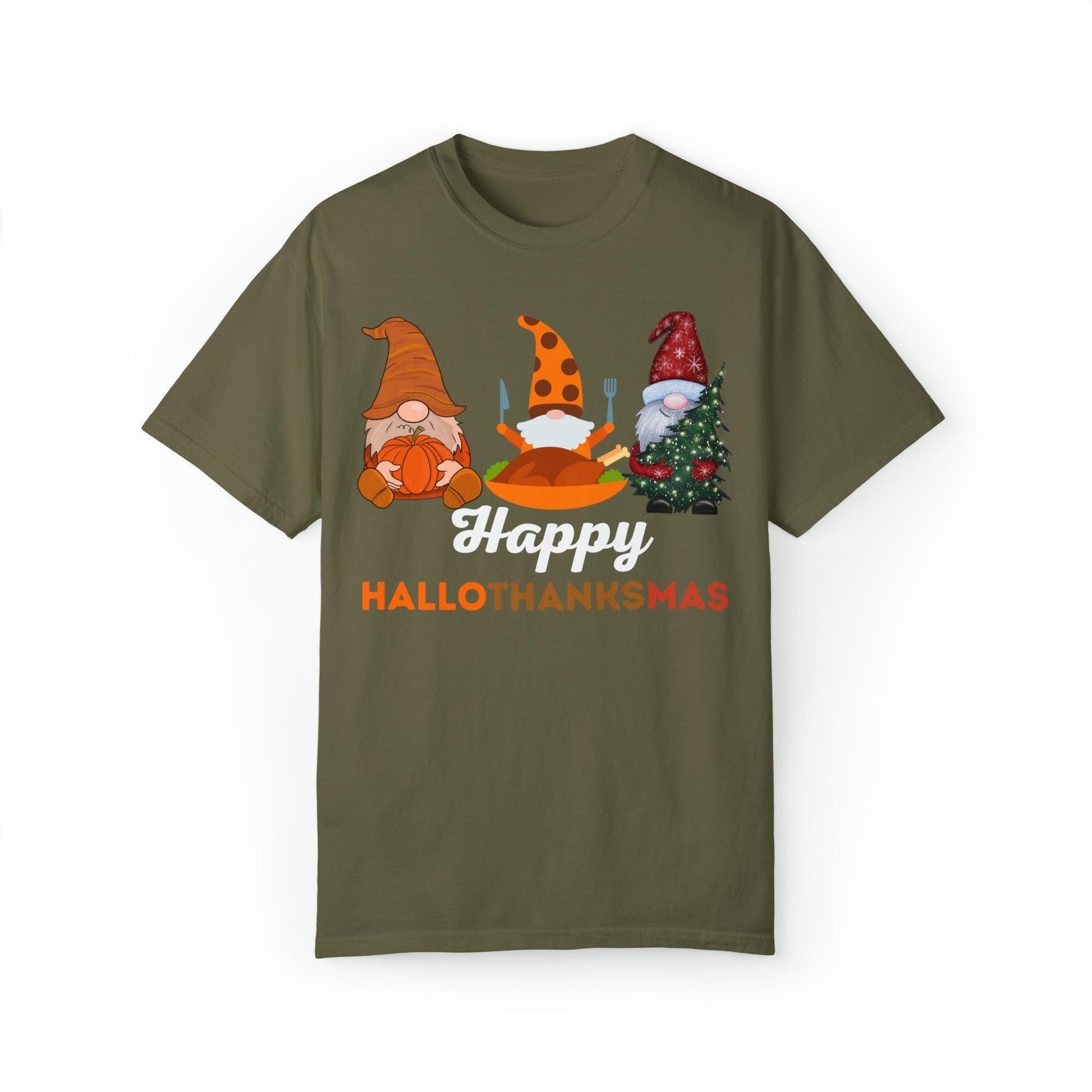 Happy HALLOTHANKSMAS Gift for Fall Halloween Thanksgiving Christmas Gift - Giftsmojo