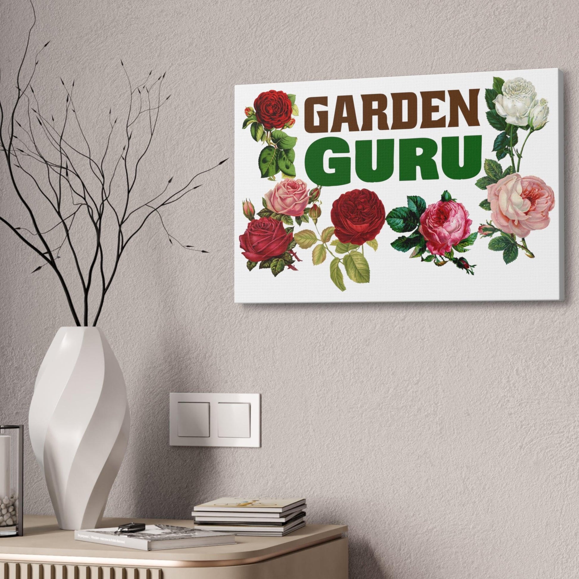 Garden Guru Garden Guru wall art - gift for garden lovers - plant lover gift nature lovers flower wall art - Giftsmojo