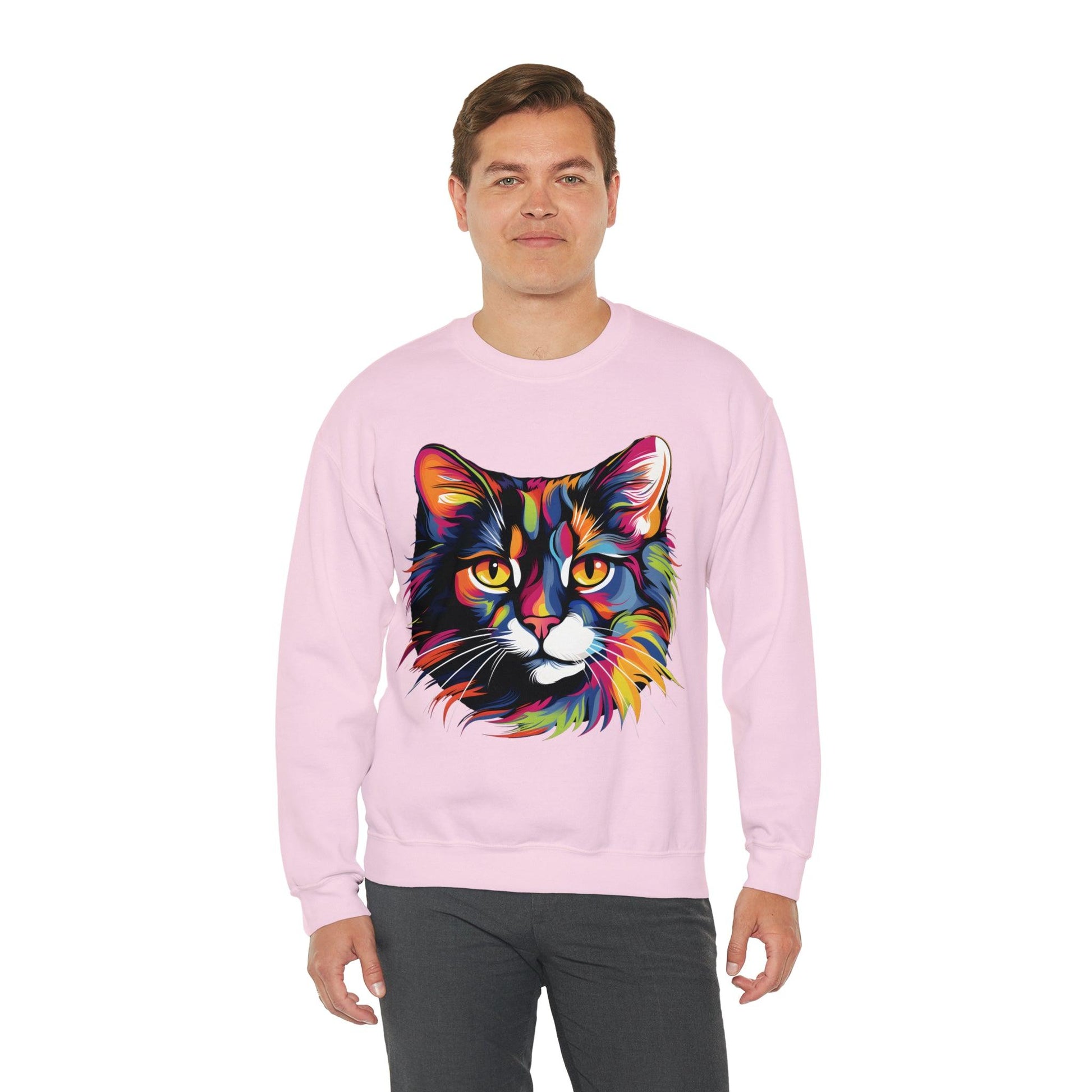 Retro Cat Lover Sweater Animal Lover Gift Cute Cat Mom Gift Cat Lover Gift Vintage Cat Mom Sweatshirt Cat Sweatshirt Cat Crewneck Sweatshirt - Giftsmojo