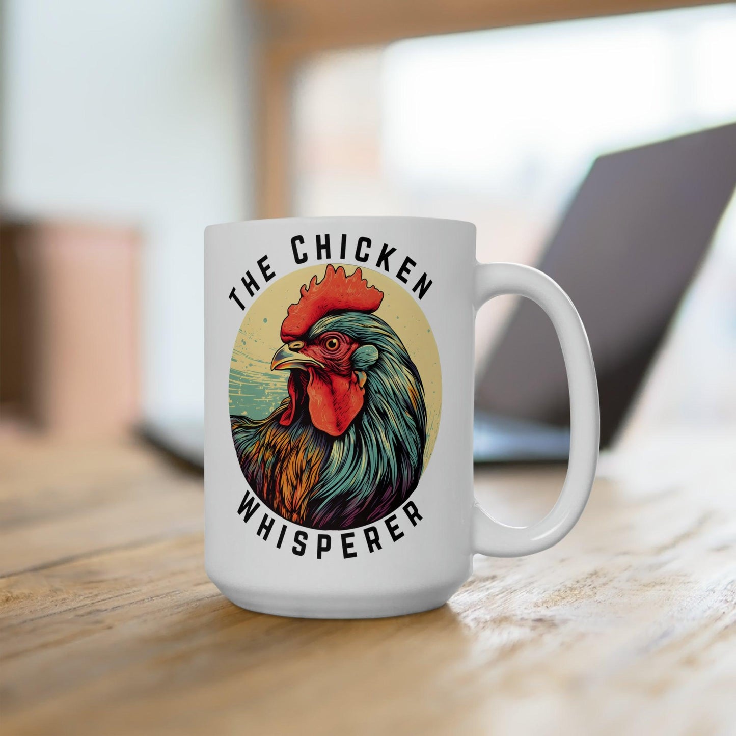 The Chicken Whisperer Mug Chicken Coffee Mug, Chicken lovers Mug Chicken Lover Gift for her, Funny Chicken Cup, Roster Mug Retro Vintage Mug