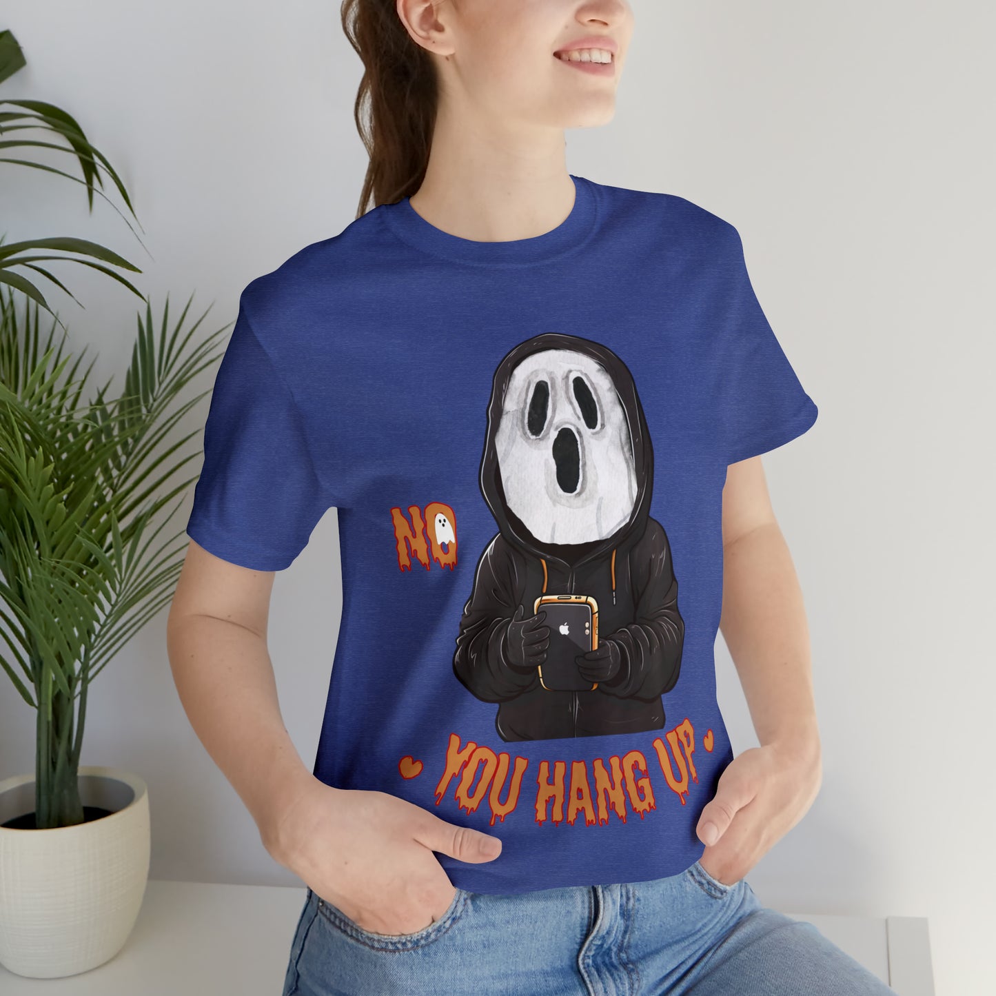 Elevate Your Halloween Style with the Playful 'No You Hang Up' Shirt Spooky shirt