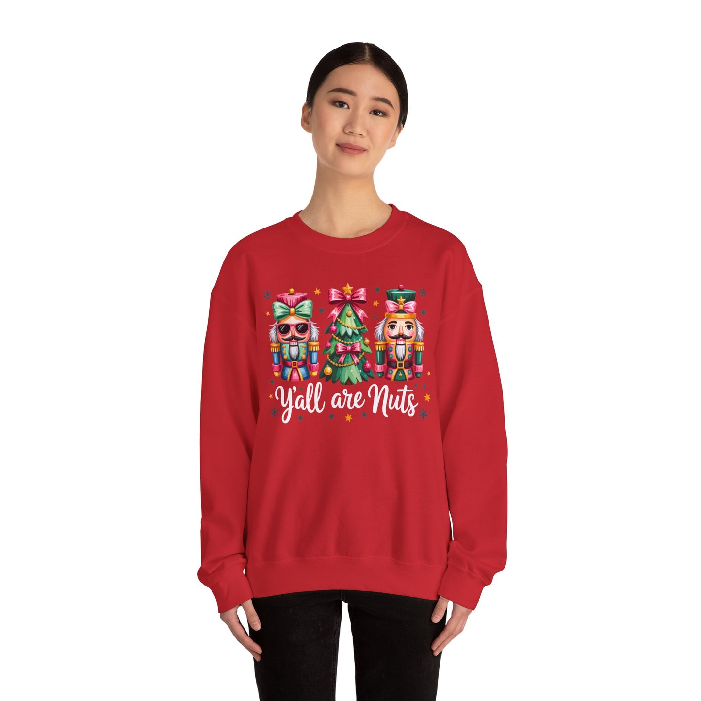 Nutcracker Characters and Christmas Tree Sweatshirt