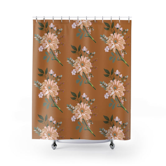 Farmhouse Floral curtains Boho shower curtains tropical shower curtains Kids Shower Curtain, - Giftsmojo