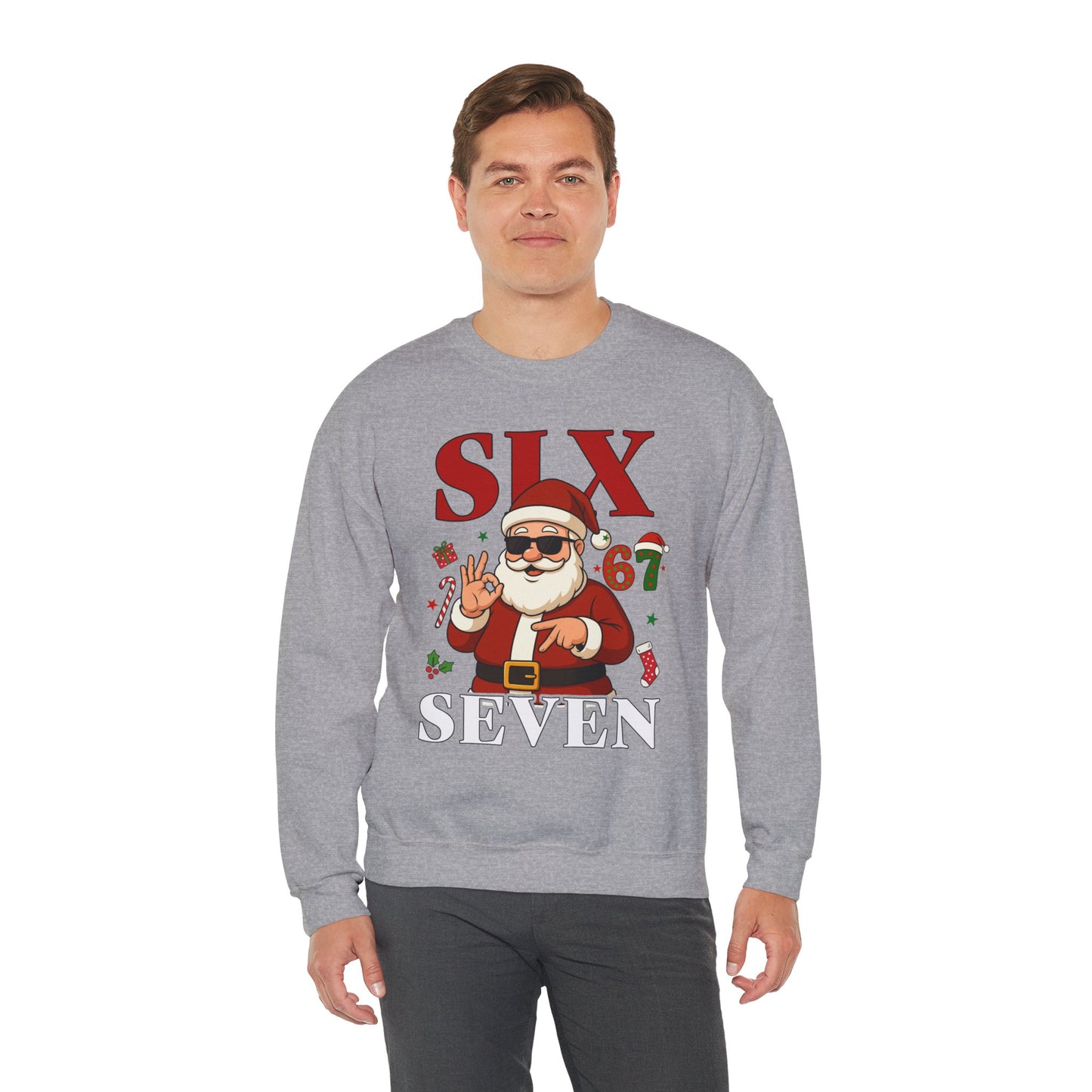 Six Seven Santa Sweatshirt