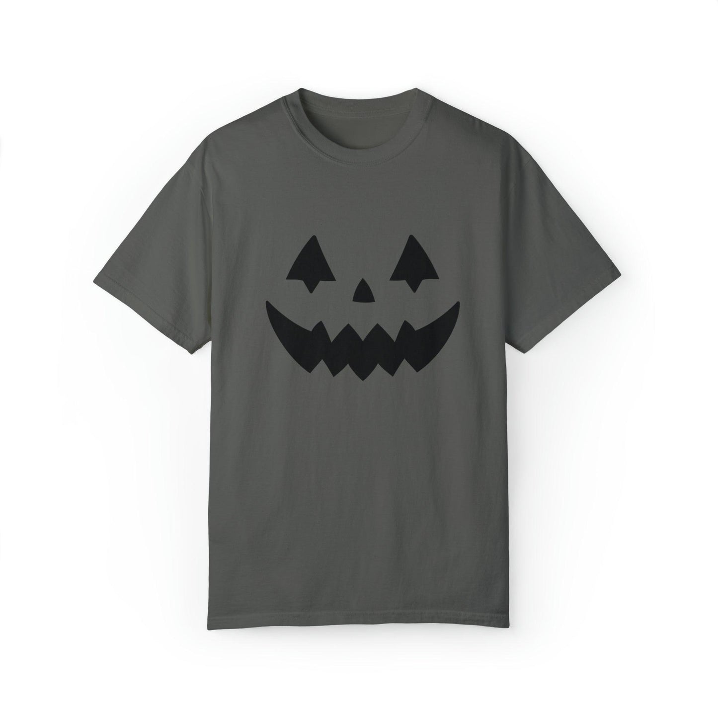 Cute Pumpkin Face Shirt Retro Halloween Tshirt, Vintage Shirt Halloween Shirt Pumpkin Face Halloween Costume Comfort Colors - Giftsmojo