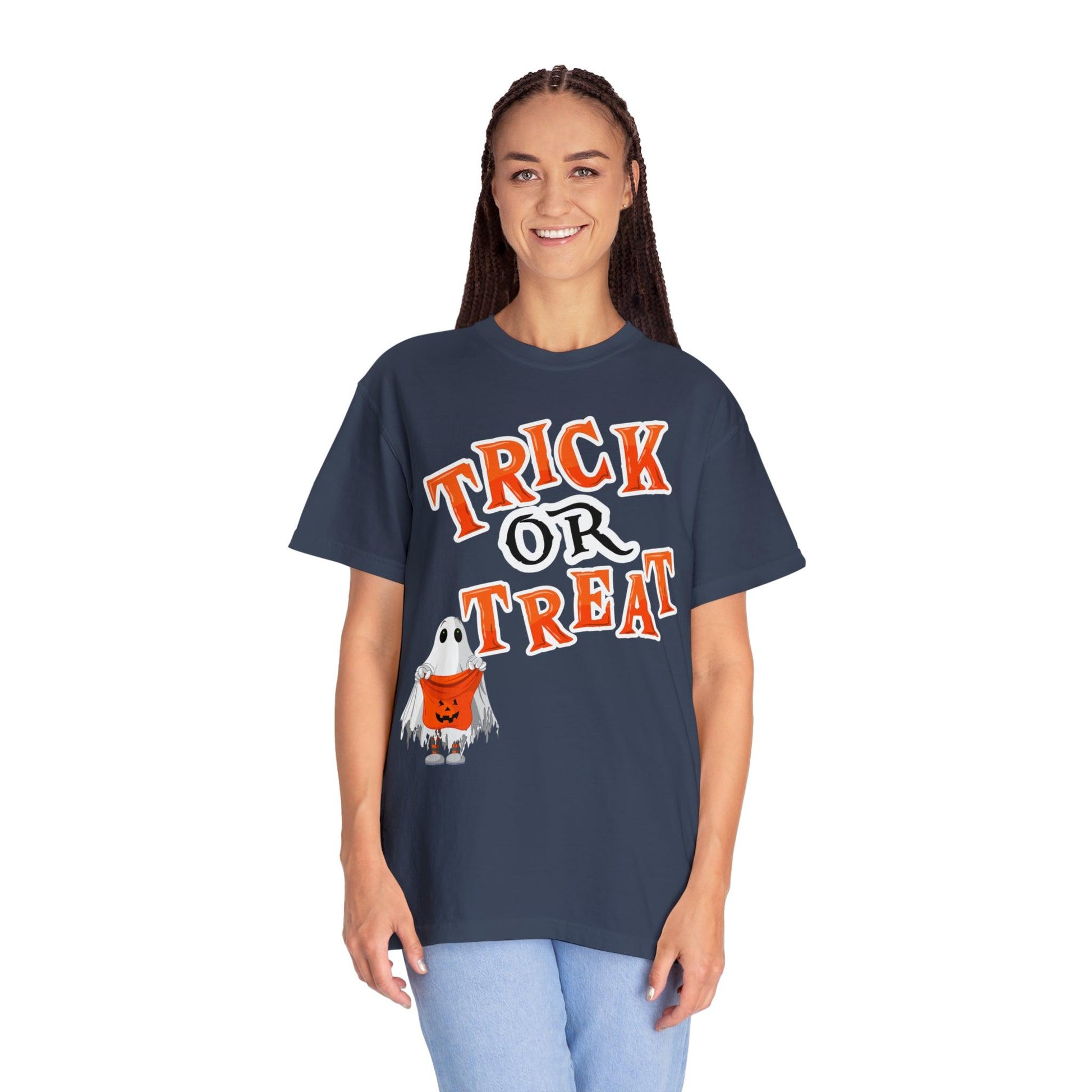 Embrace Halloween Cuteness with Our Cute Trick or Treat Shirt for Women and Men - Limited Edition - Giftsmojo