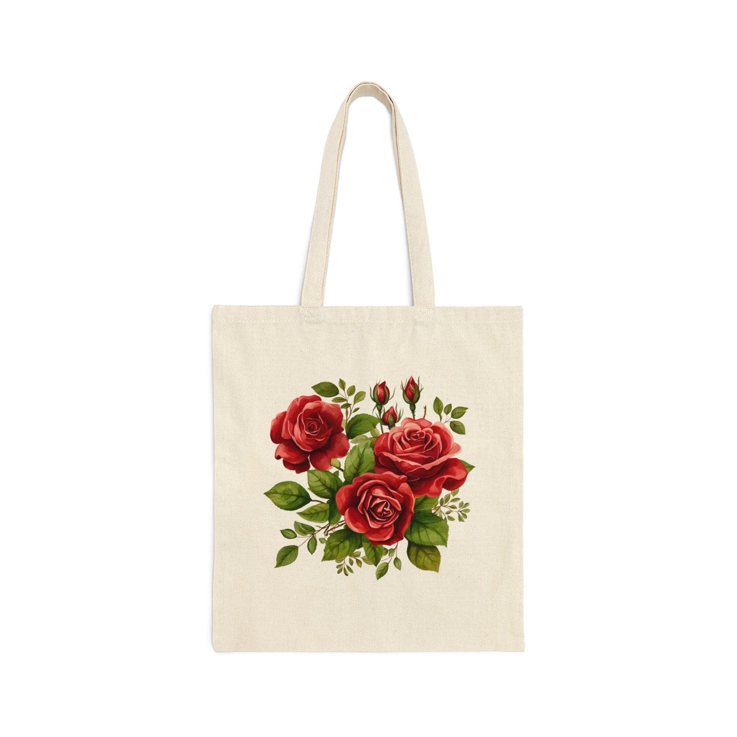 Christmas Bag Floral Tote Bag Christmas Flower Totes Canvas Tote Bag Shopping Bag Gift For Women Totes Birthday Gift Bag Bridal Gift Tote Bag - Giftsmojo
