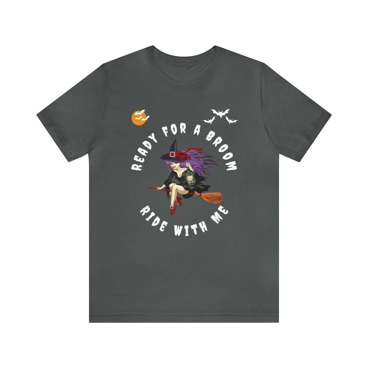Ready for a Broom Ride with Me Halloween shirt, Witch shirt, Halloween tshirt, Halloween outfit, Work Halloween Costume