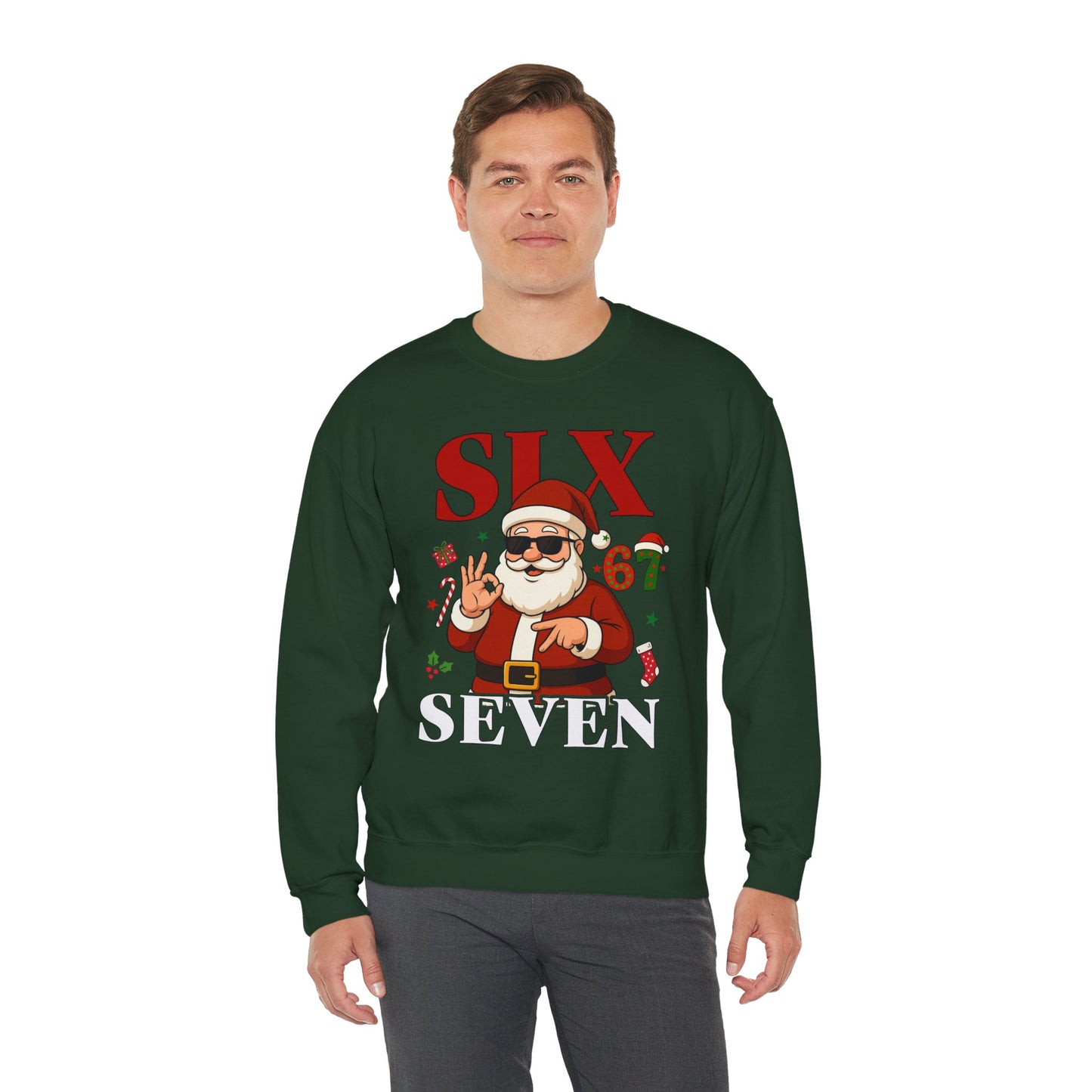 Six Seven Santa Sweatshirt