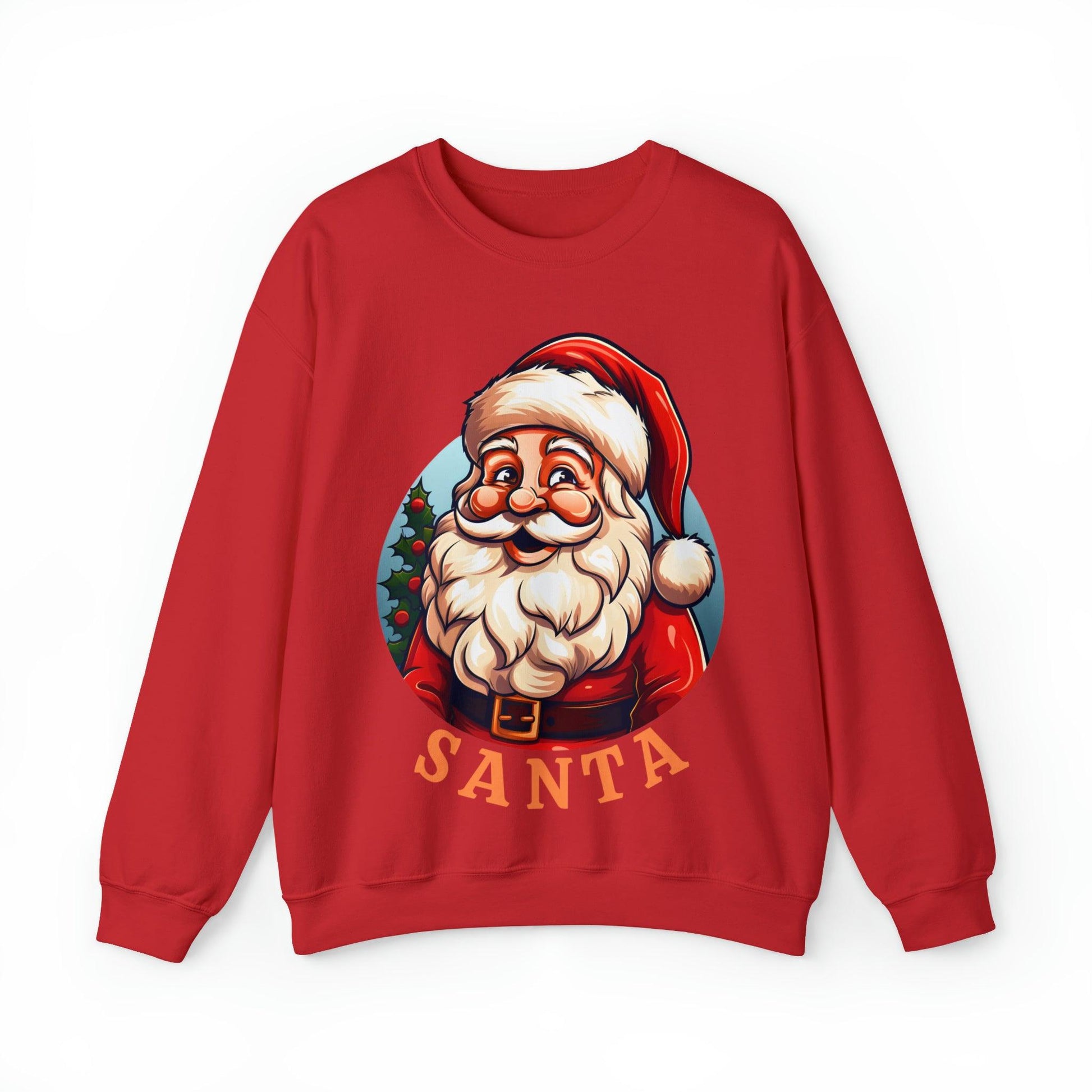 Christmas Santa Sweatshirt Santa Sweater Christmas Sweater Christmas Shirt Santa Claus Shirt Saint Nick - Giftsmojo