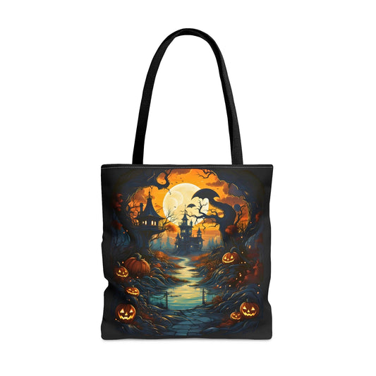 Happy Halloween Bag Trick or Treat Bag Love Fall Pumpkin Tote Bag Cute Market Bag - Aesthetic Bag, Fall Tote Bag, Mom Bag Canvas Bag - Giftsmojo