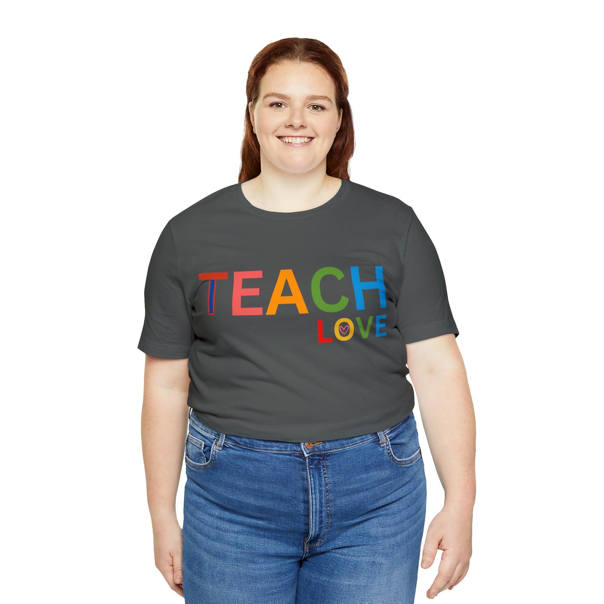 I Teach Love Shirt, Teacher Shirt, Teacher Appreciation Gift for Teachers - Giftsmojo