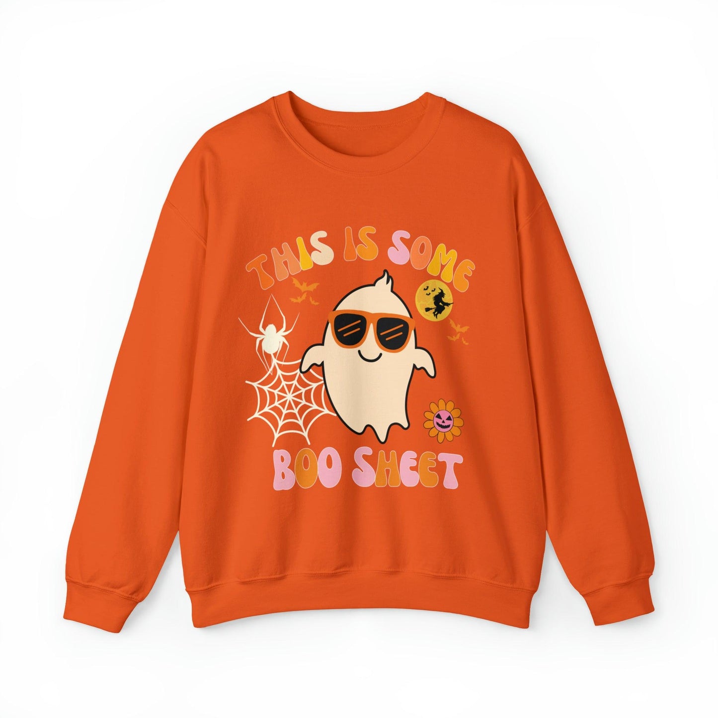 This Is Some Boo Sheet Ghost Sweatshirt Cute Ghost Sweatshirt Boo Ghost Sweatshirt Gift Shirt Funny Halloween Shirt Spooky Season Shirt - Giftsmojo