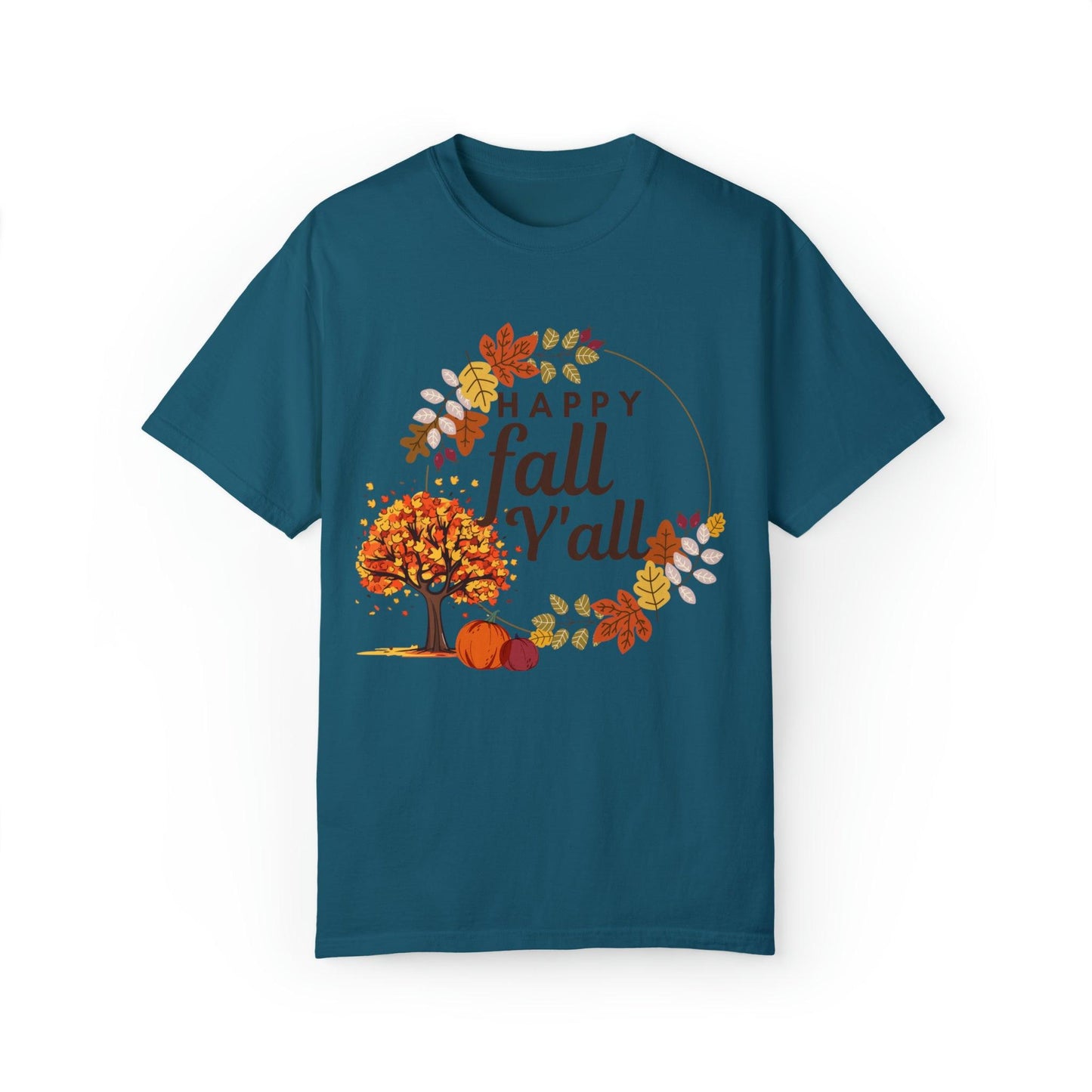 Happy Fall Y'all Gift for Fall, Funny fall shirts gift, autumn tee, - Giftsmojo