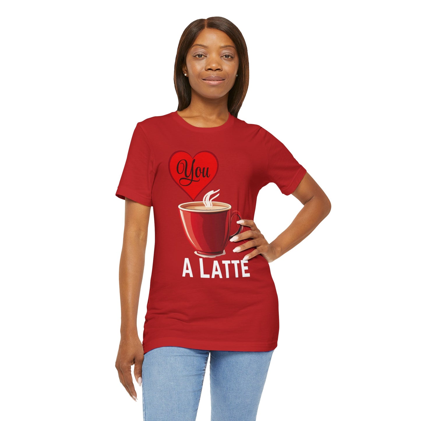 Coffee Lover Unisex Tee - Love You A Latte