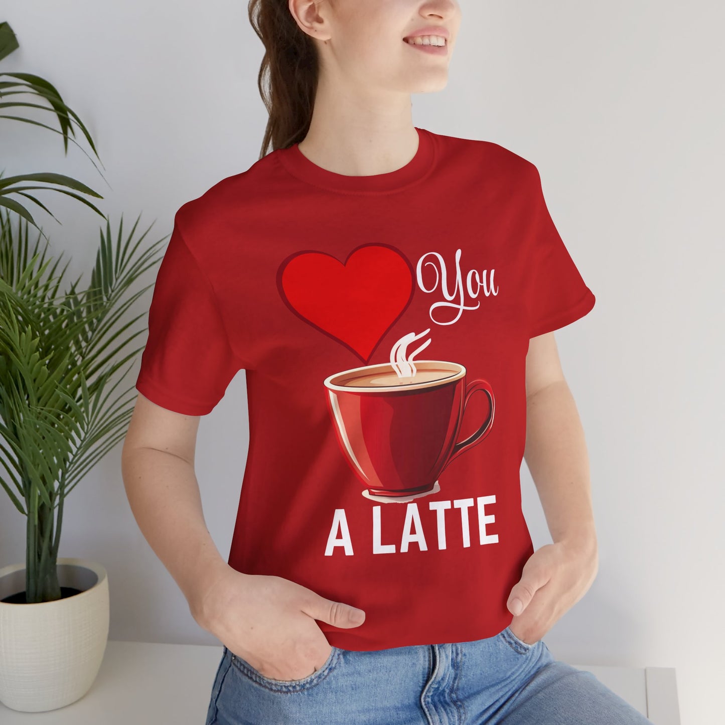 Coffee Lover Unisex Tee - Love You A Latte