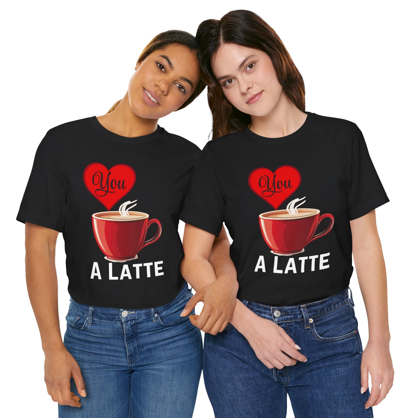 Coffee Lover Unisex Tee - Love You A Latte