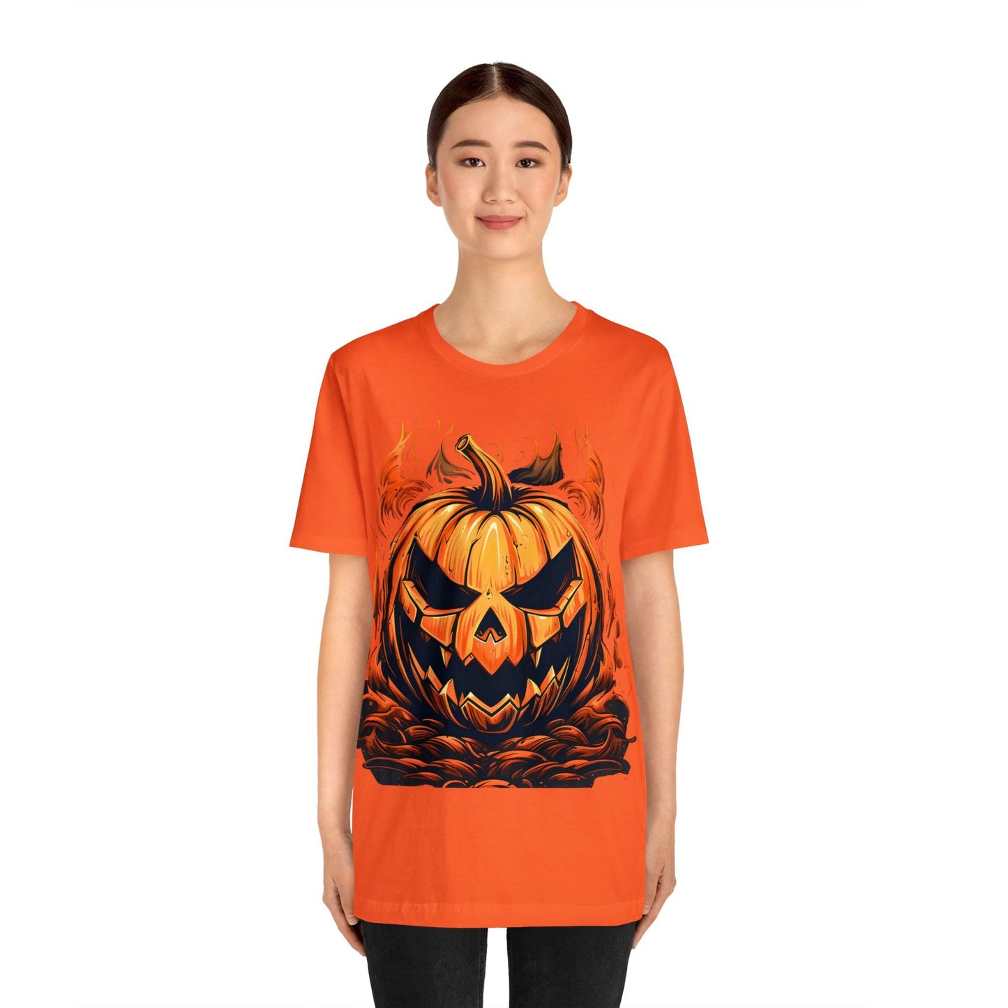 Spooky Jack O' Lantern Pumpkin Face Shirt: Eerie and Enchanting - Giftsmojo