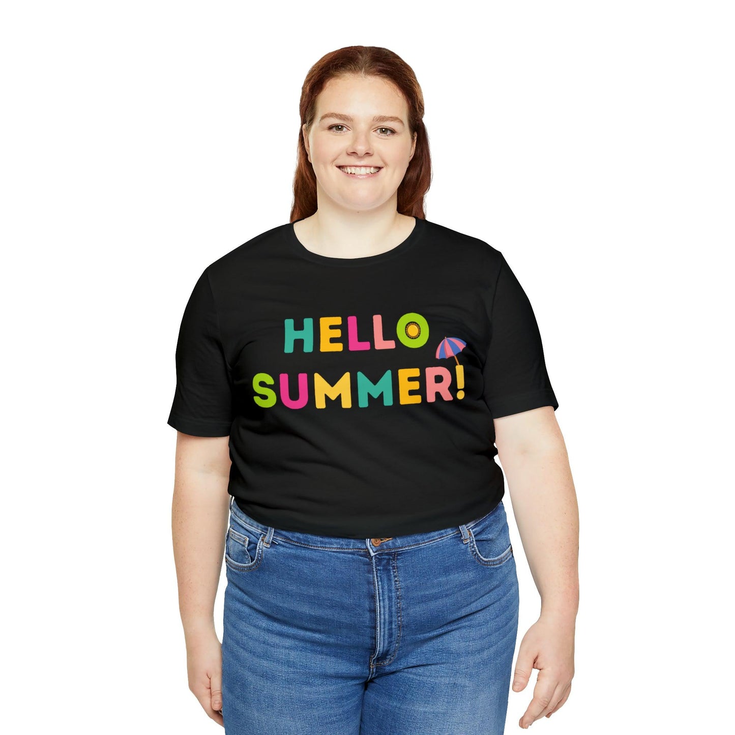 Hello Summer Shirt, Hello Summer, Summer shirts for women and men, Funny Shirt, Summer Vibes, Trendy Fashion, Summertime Fun - Giftsmojo