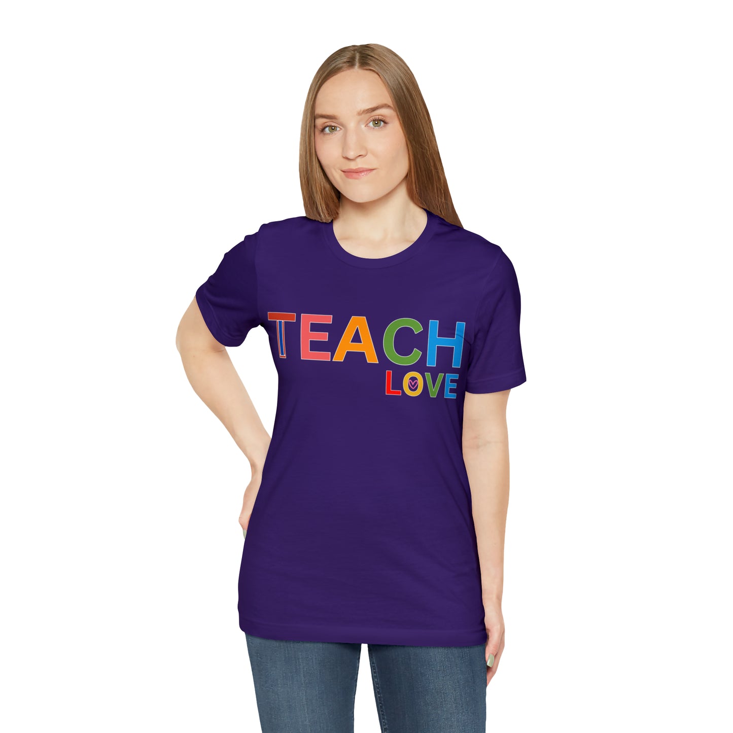 I Teach Love Shirt, Teacher Shirt, Teacher Appreciation Gift for Teachers