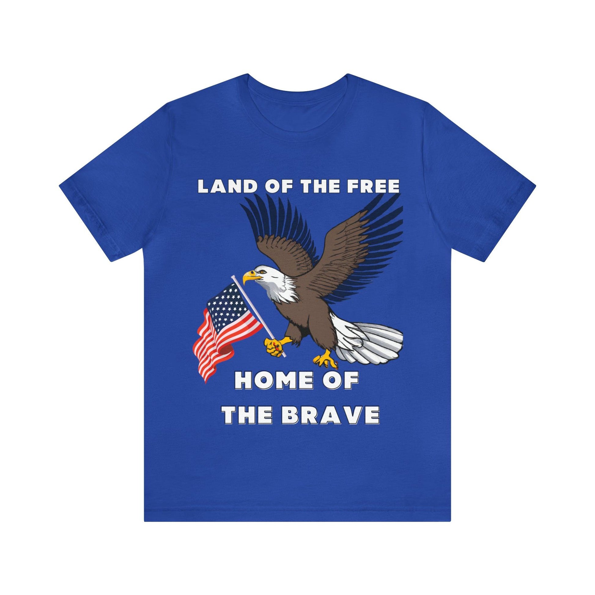 Celebrate Independence Day with Patriotic Shirts: Land of the free, Home of the Brave Shirt for Women and Men - Giftsmojo