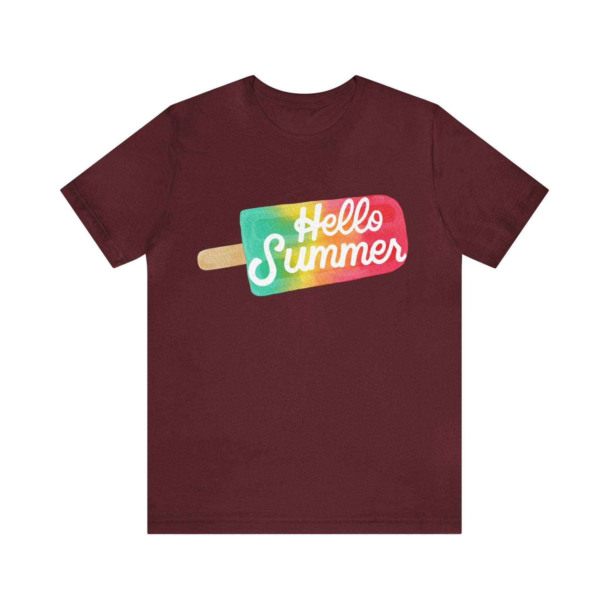 Funny Hello Summer Popsicle Shirt, Summer shirts for women and men, summer tshirt, vacation shirt, summer vibes, - Giftsmojo