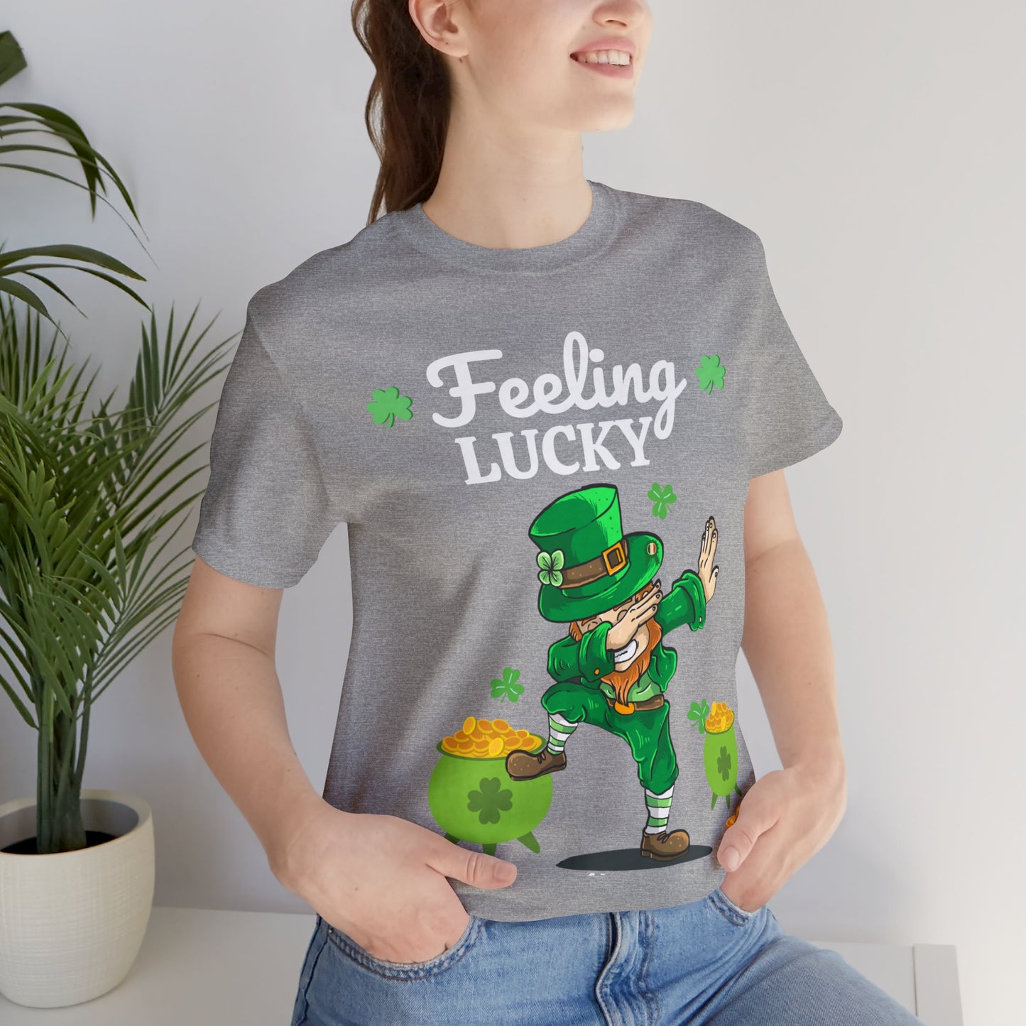 Feeling Lucky St Patrick's Day shirt Funny Lucky Shamrock shirt