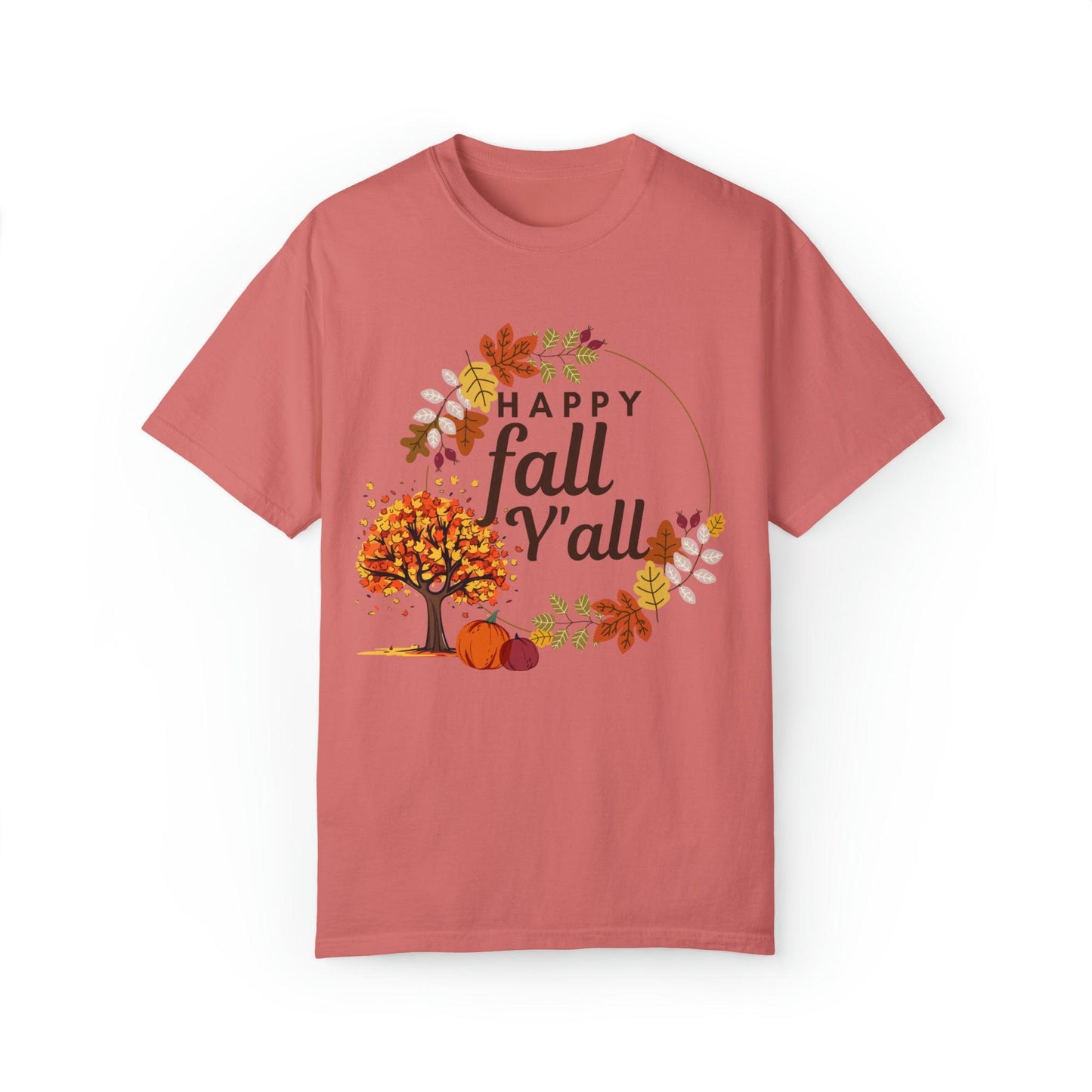 Happy Fall Y'all Gift for Fall, Funny fall shirts gift, autumn tee, - Giftsmojo