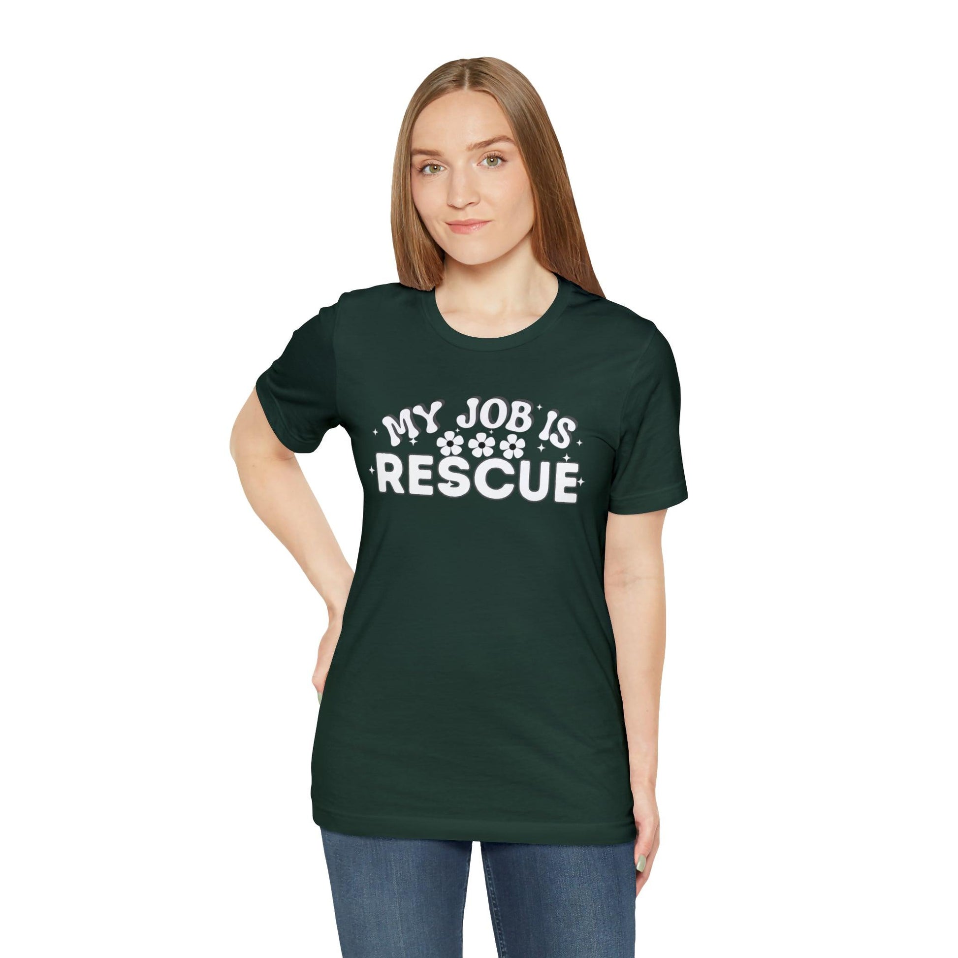 My Job is Rescue Shirt Firefighter Shirt Coast Guard Shirt - Giftsmojo