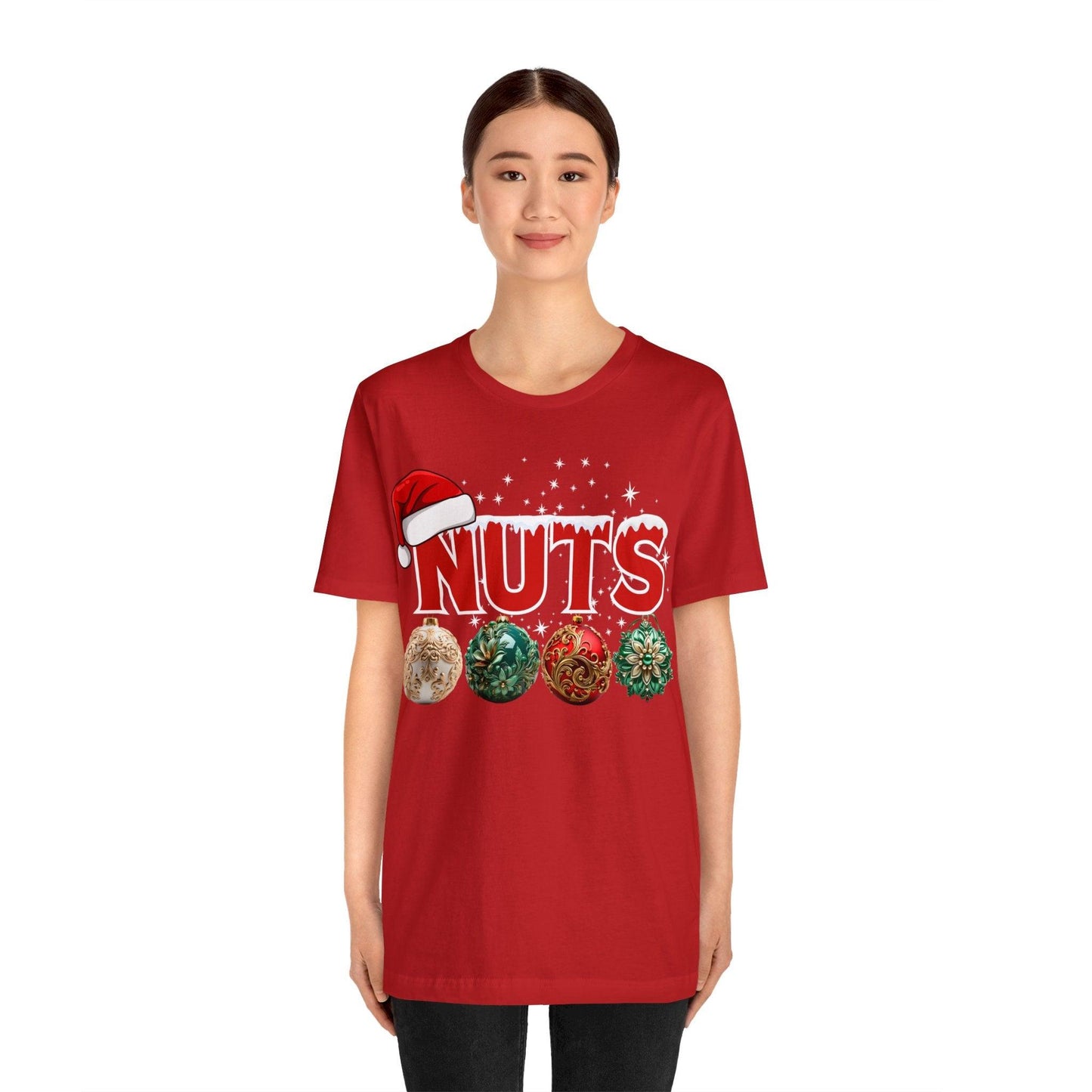 Funny Christmas Matching Shirt Chest Nuts Couples Matching Shirts Holiday Shirt Cute Christmas Shirt Couple Sweater, Family Tee - Giftsmojo